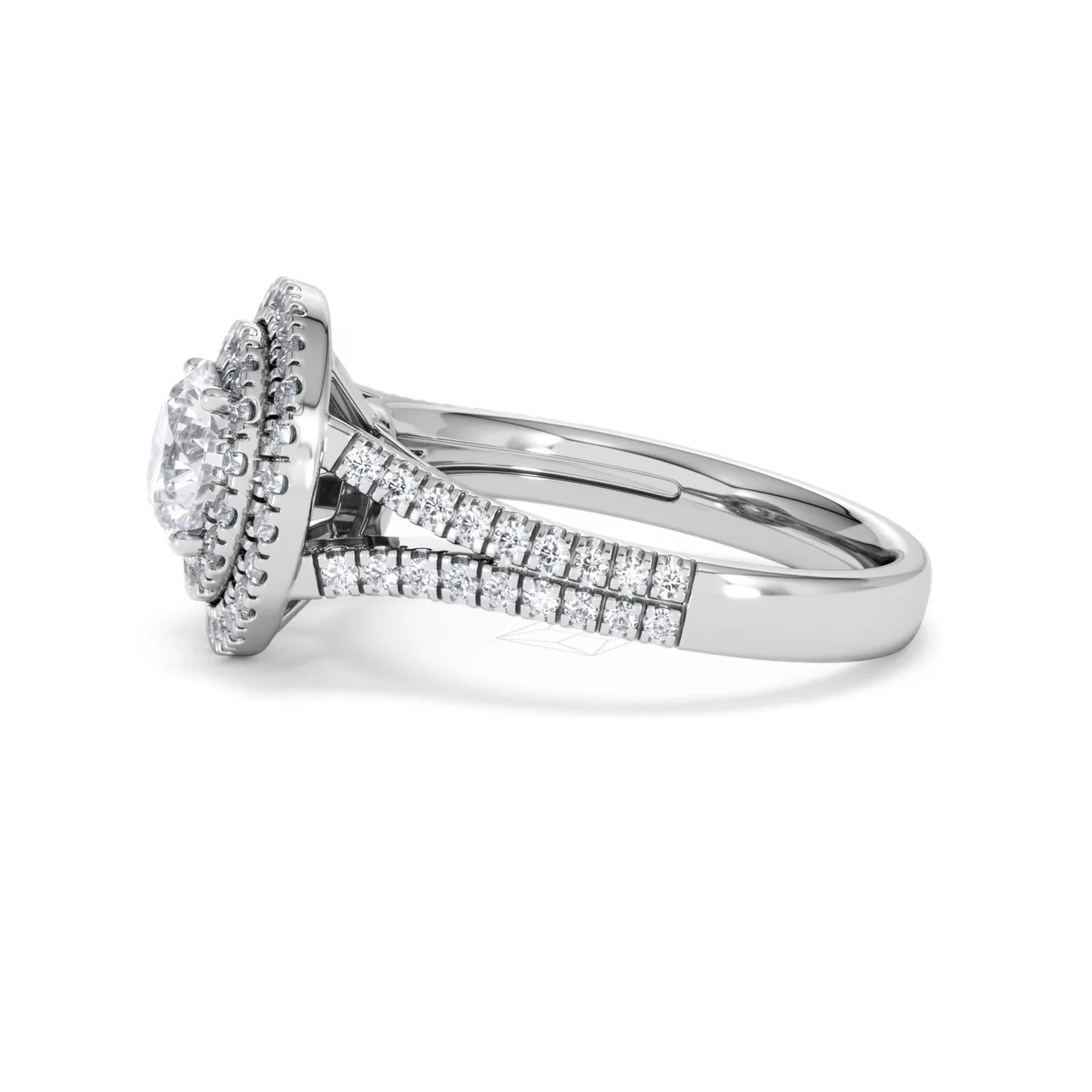 Camilla GIA Diamond Halo Engagement Ring 18K White Gold 2.15ct G/VS1 - Image 68