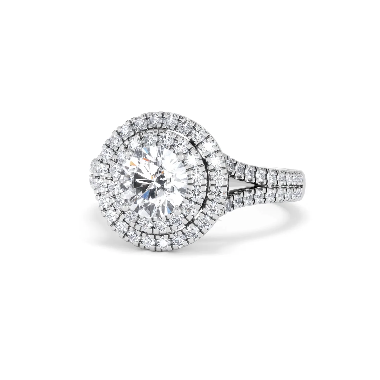 Camilla GIA Diamond Halo Engagement Ring 18K White Gold 2.15ct G/VS1 - Image 82