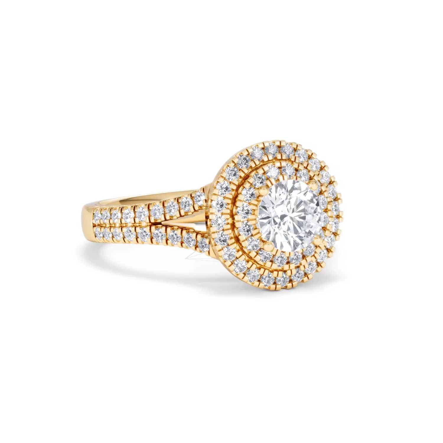 Camilla GIA Diamond Halo Engagement Ring in 18K Gold 1.65ct G/VS2 - Image 14