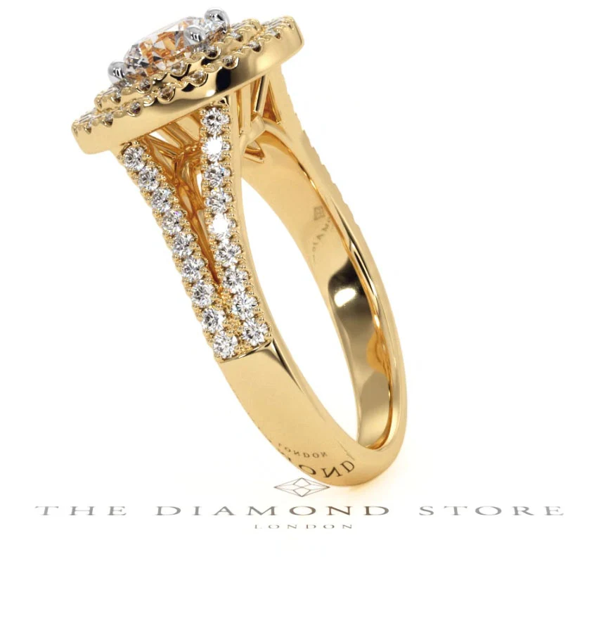 Camilla GIA Diamond Halo Engagement Ring in 18K Gold 1.65ct G/VS2 - Image 145