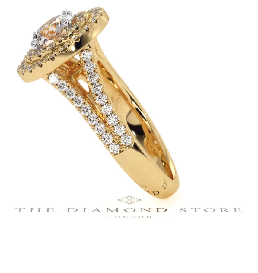 Camilla GIA Diamond Halo Engagement Ring in 18K Gold 1.65ct G/VS2 - Image 148