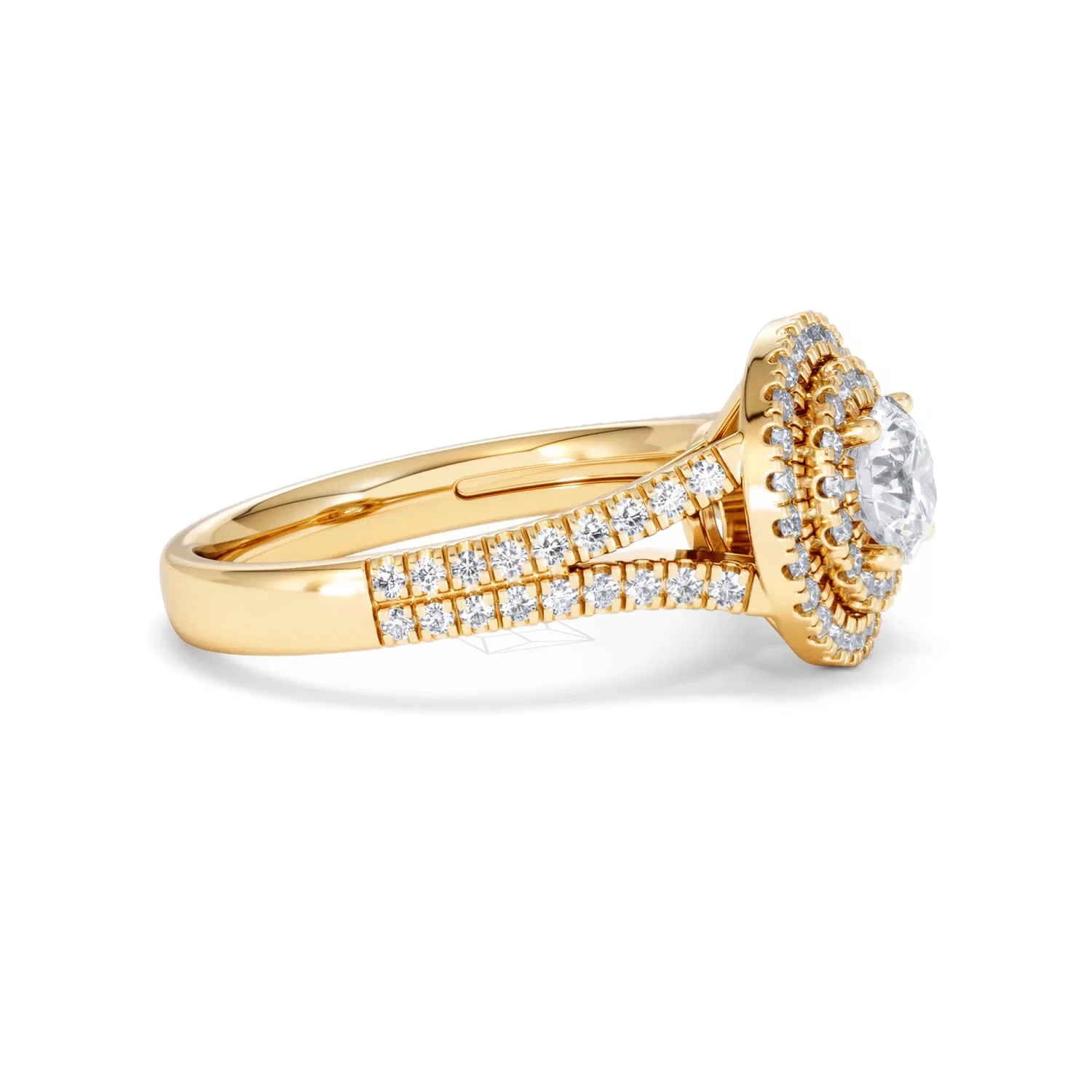 Camilla GIA Diamond Halo Engagement Ring in 18K Gold 1.65ct G/VS2 - Image 24