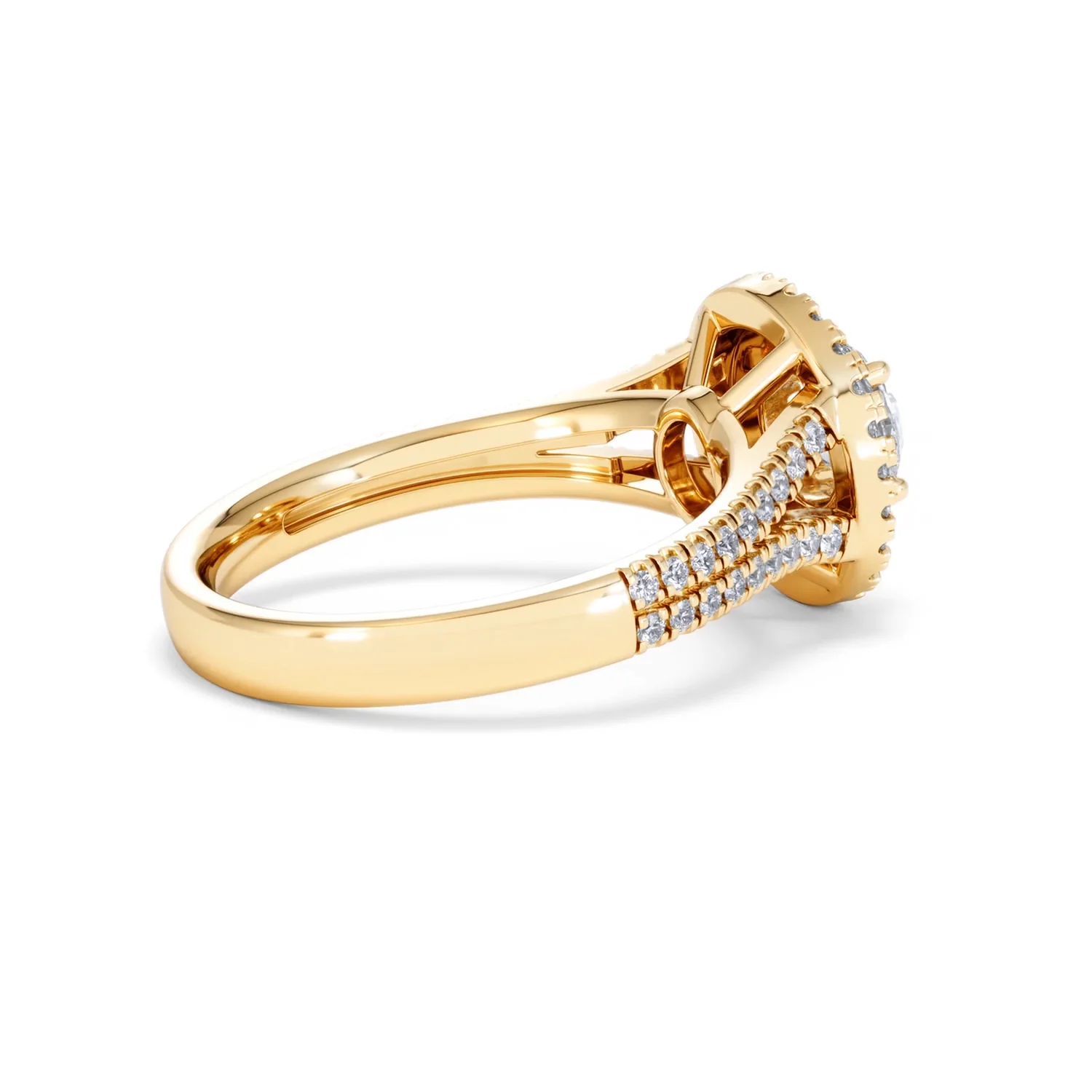 Camilla GIA Diamond Halo Engagement Ring in 18K Gold 1.65ct G/VS2 - Image 34