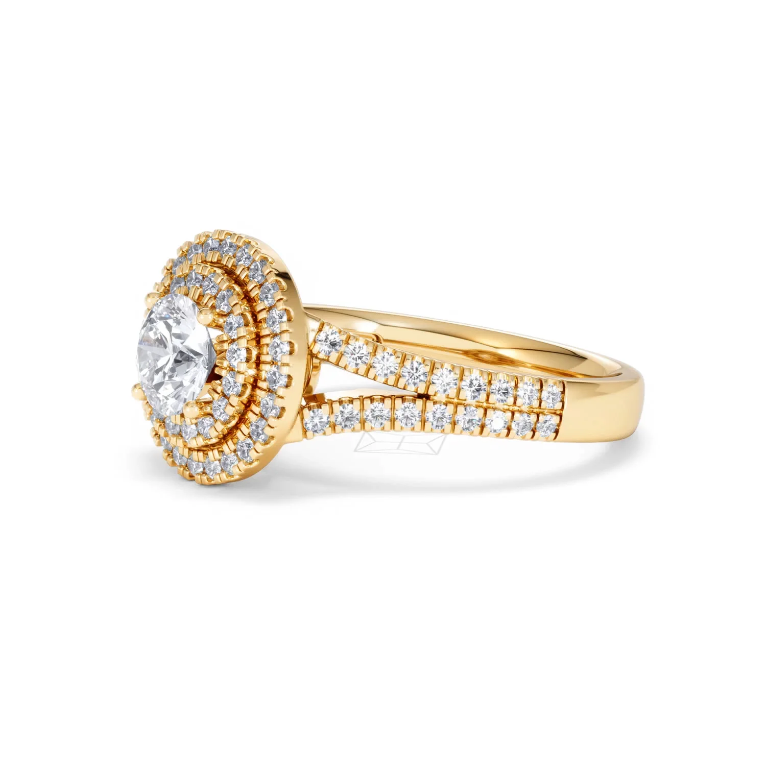 Camilla GIA Diamond Halo Engagement Ring in 18K Gold 1.65ct G/VS2 - Image 76