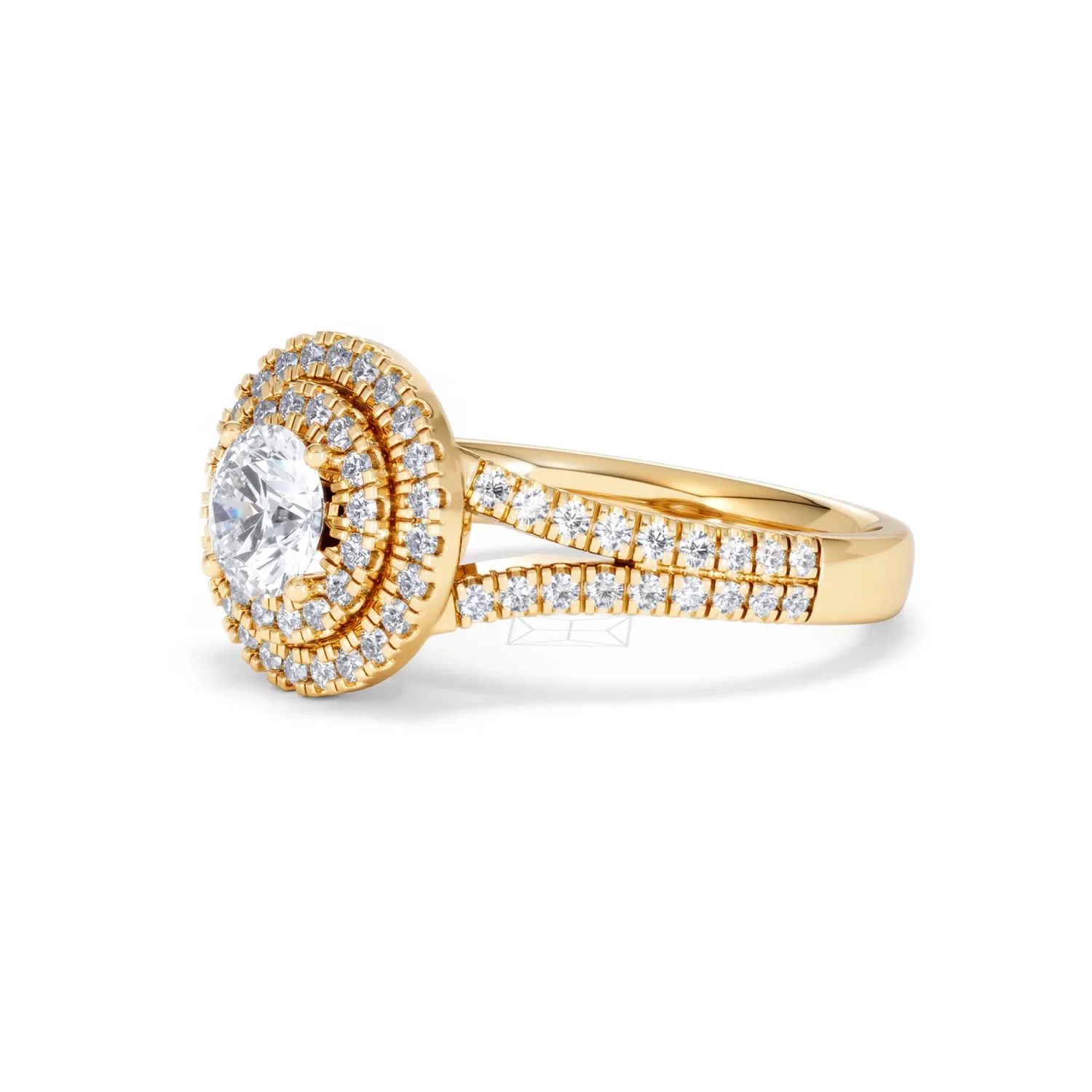Camilla GIA Diamond Halo Engagement Ring in 18K Gold 1.65ct G/VS2 - Image 77