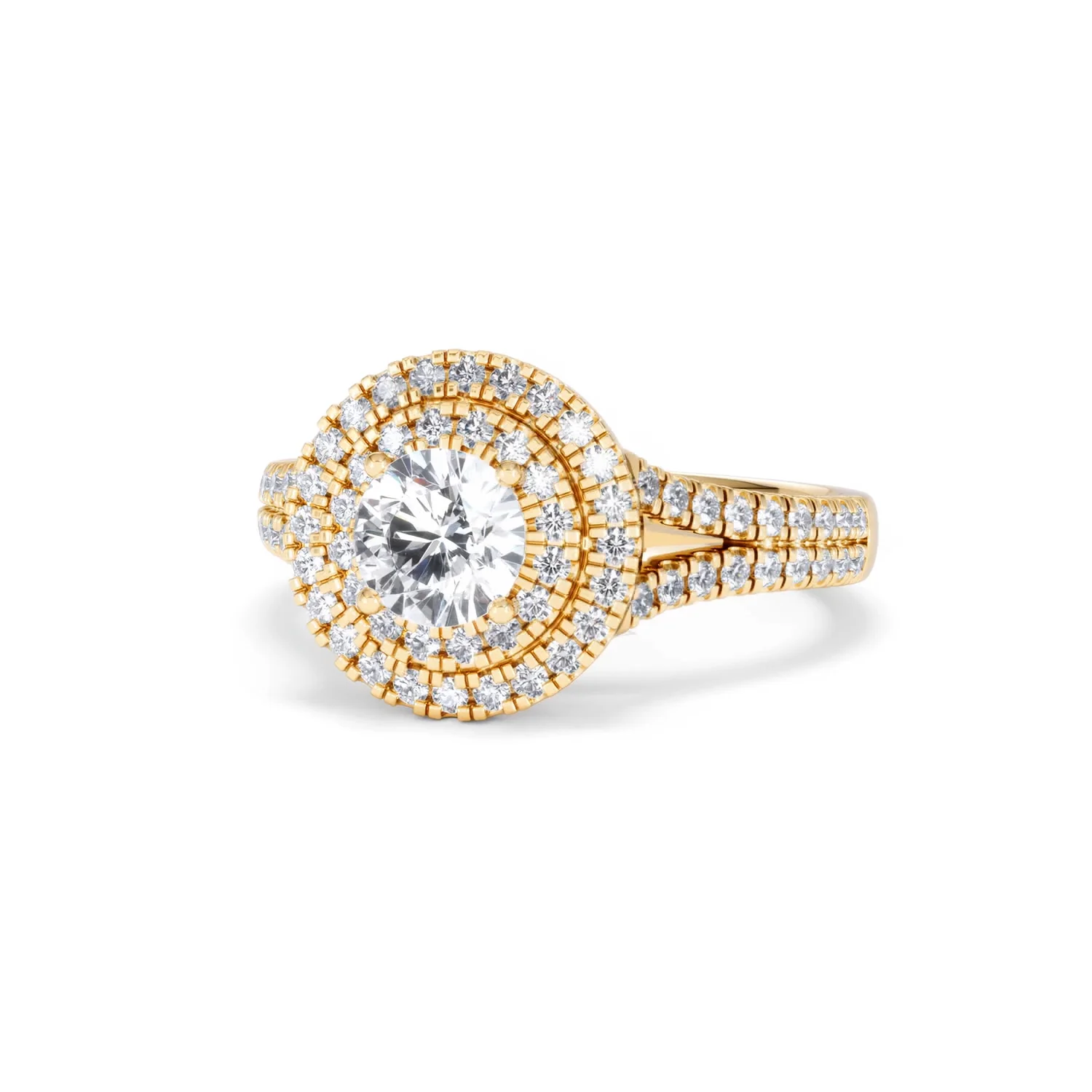 Camilla GIA Diamond Halo Engagement Ring in 18K Gold 1.65ct G/VS2 - Image 84