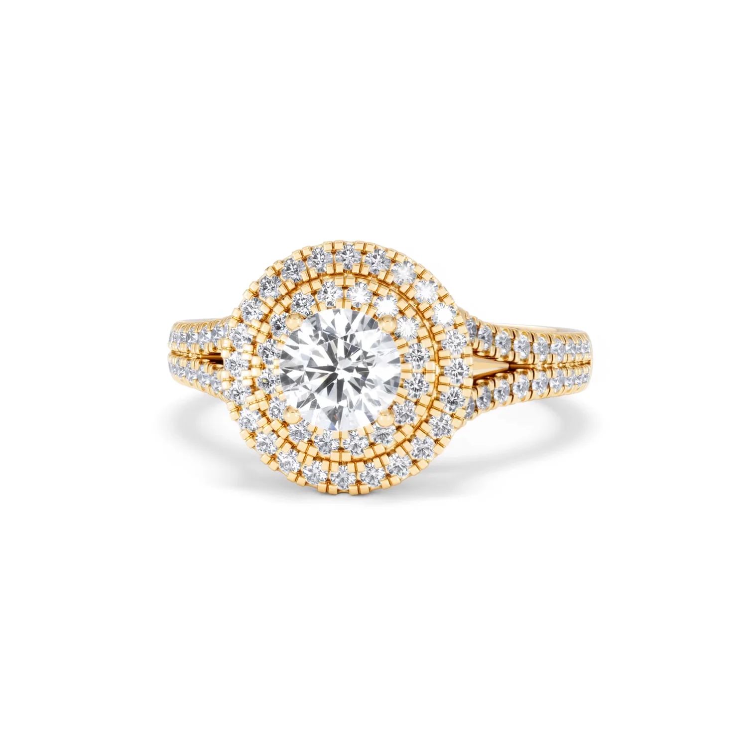 Camilla GIA Diamond Halo Engagement Ring in 18K Gold 1.65ct G/VS2 - Image 86