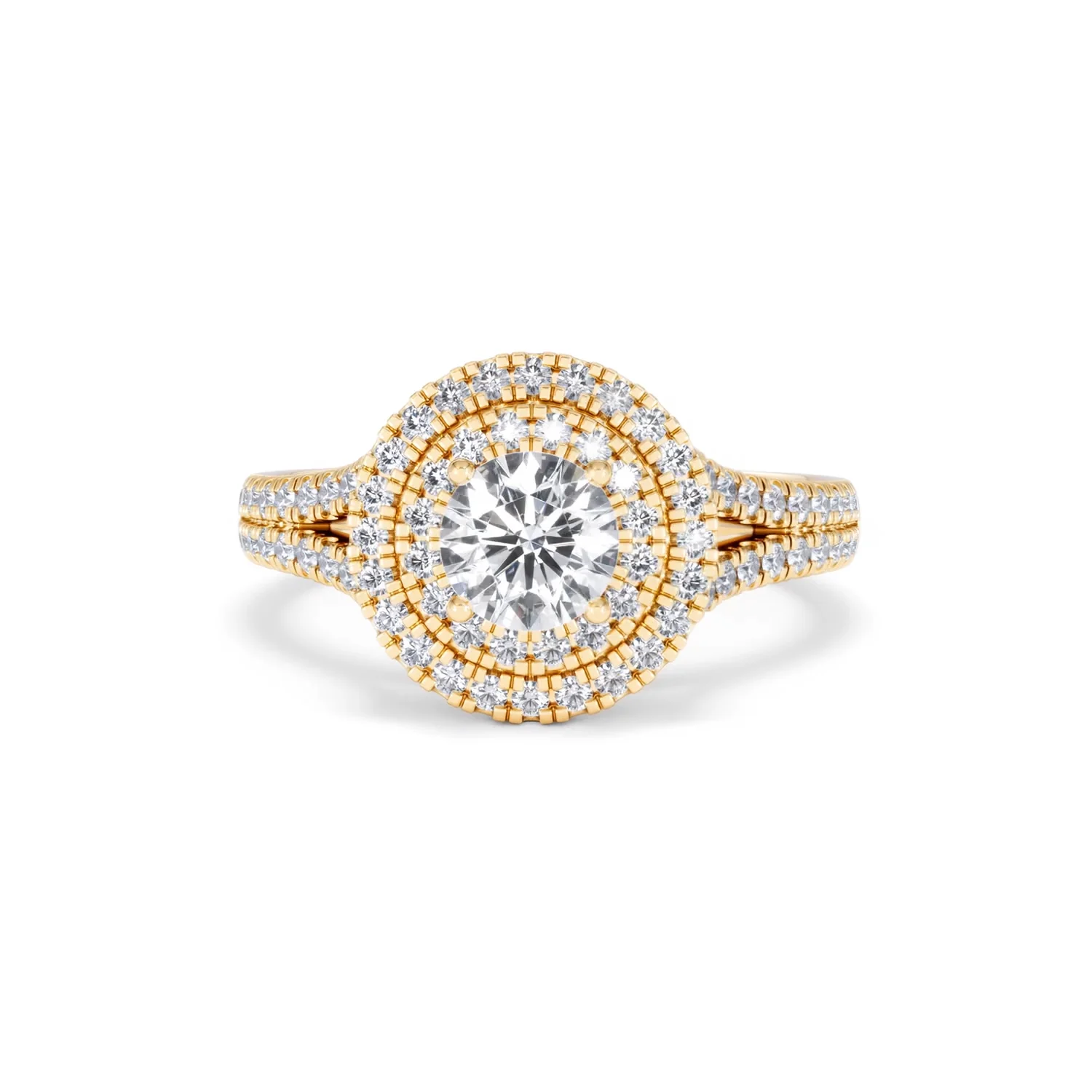 Camilla GIA Diamond Halo Engagement Ring in 18K Gold 1.65ct G/VS2 - Image 87