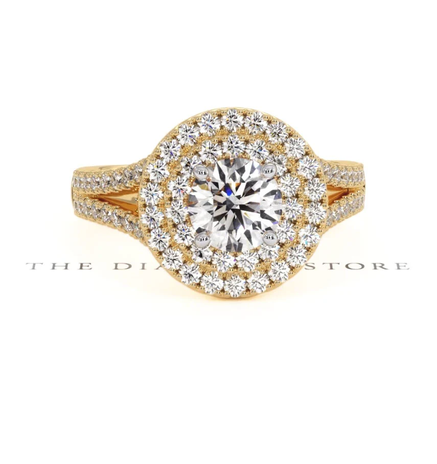 Camilla GIA Diamond Halo Engagement Ring in 18K Gold 1.65ct G/VS2 - Image 89