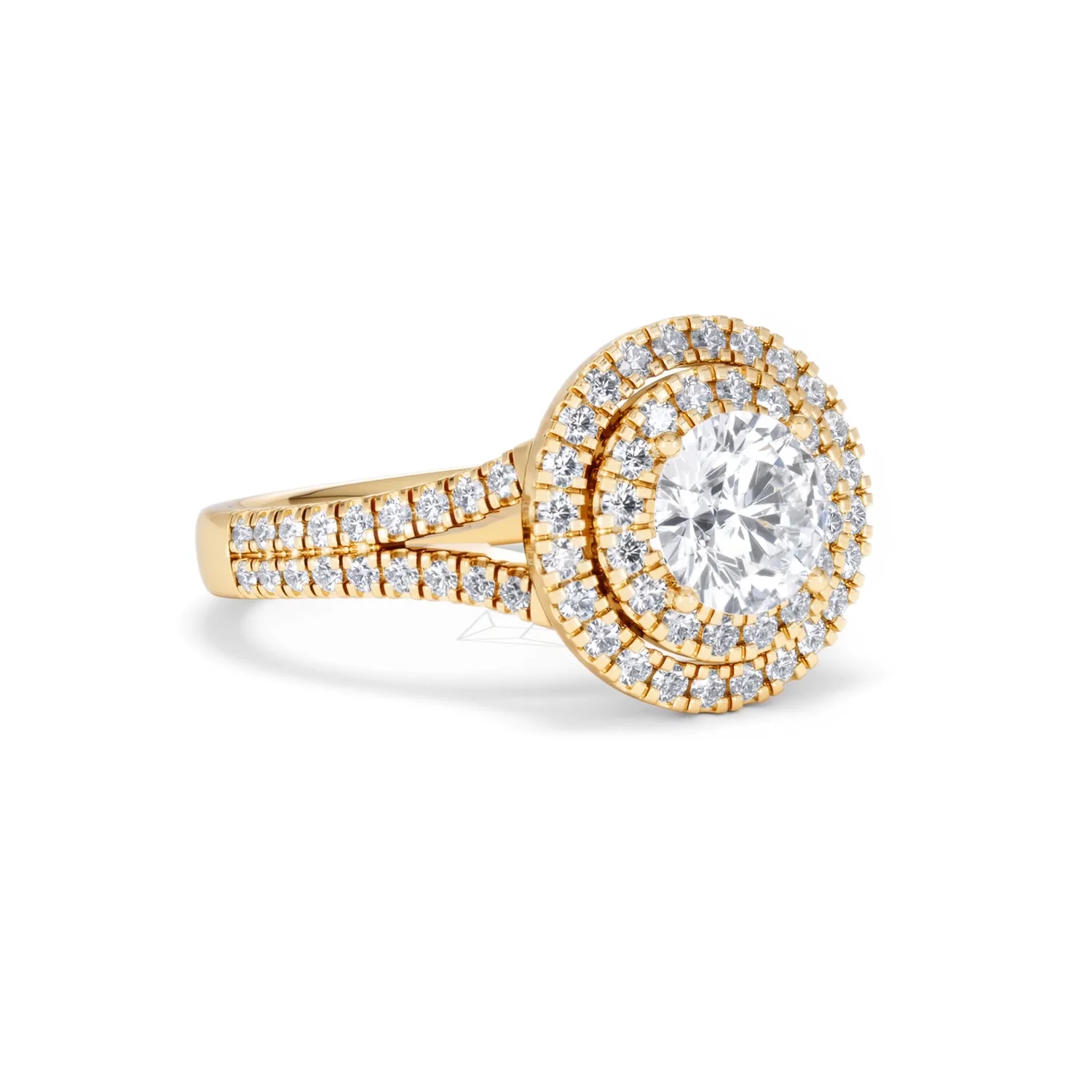 Camilla GIA Diamond Halo Engagement Ring in 18K Gold 2.15ct G/VS1 - Image 13