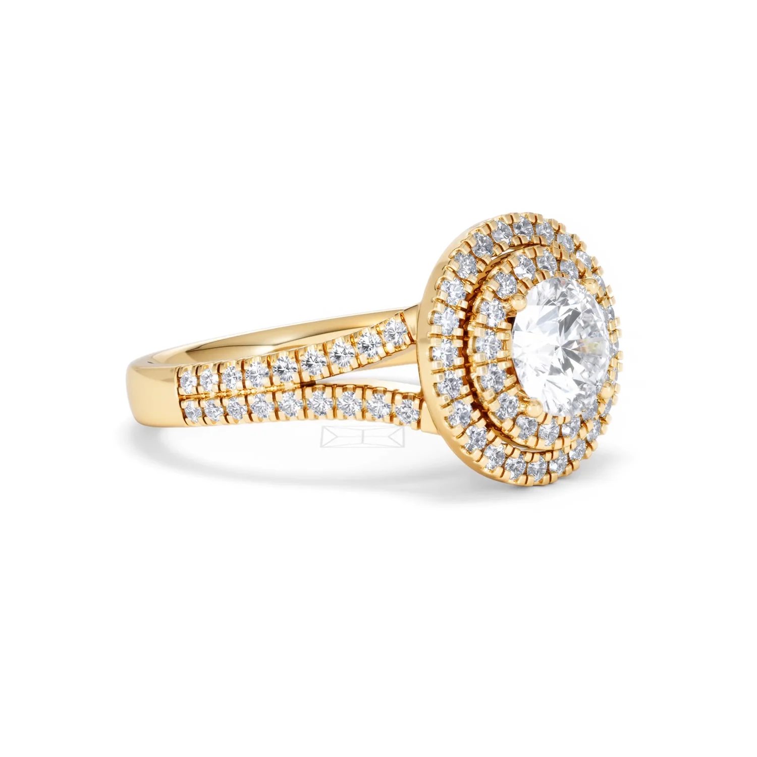 Camilla GIA Diamond Halo Engagement Ring in 18K Gold 2.15ct G/VS1 - Image 16