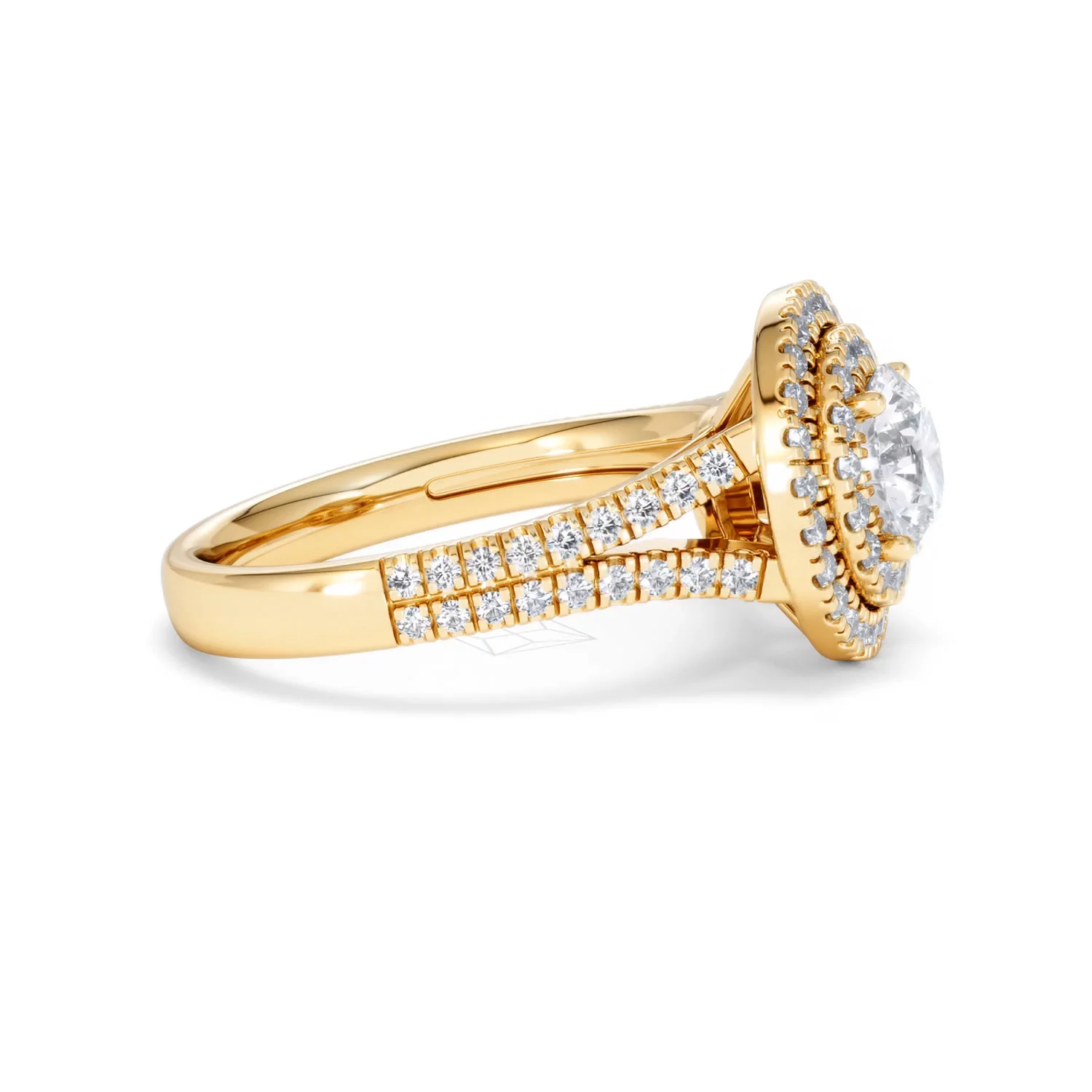 Camilla GIA Diamond Halo Engagement Ring in 18K Gold 2.15ct G/VS1 - Image 23