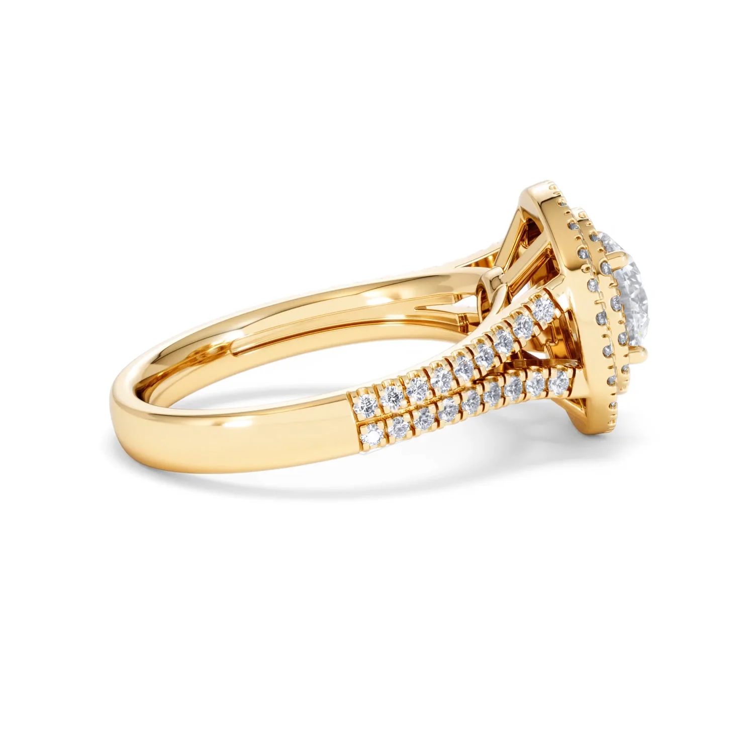 Camilla GIA Diamond Halo Engagement Ring in 18K Gold 2.15ct G/VS1 - Image 28