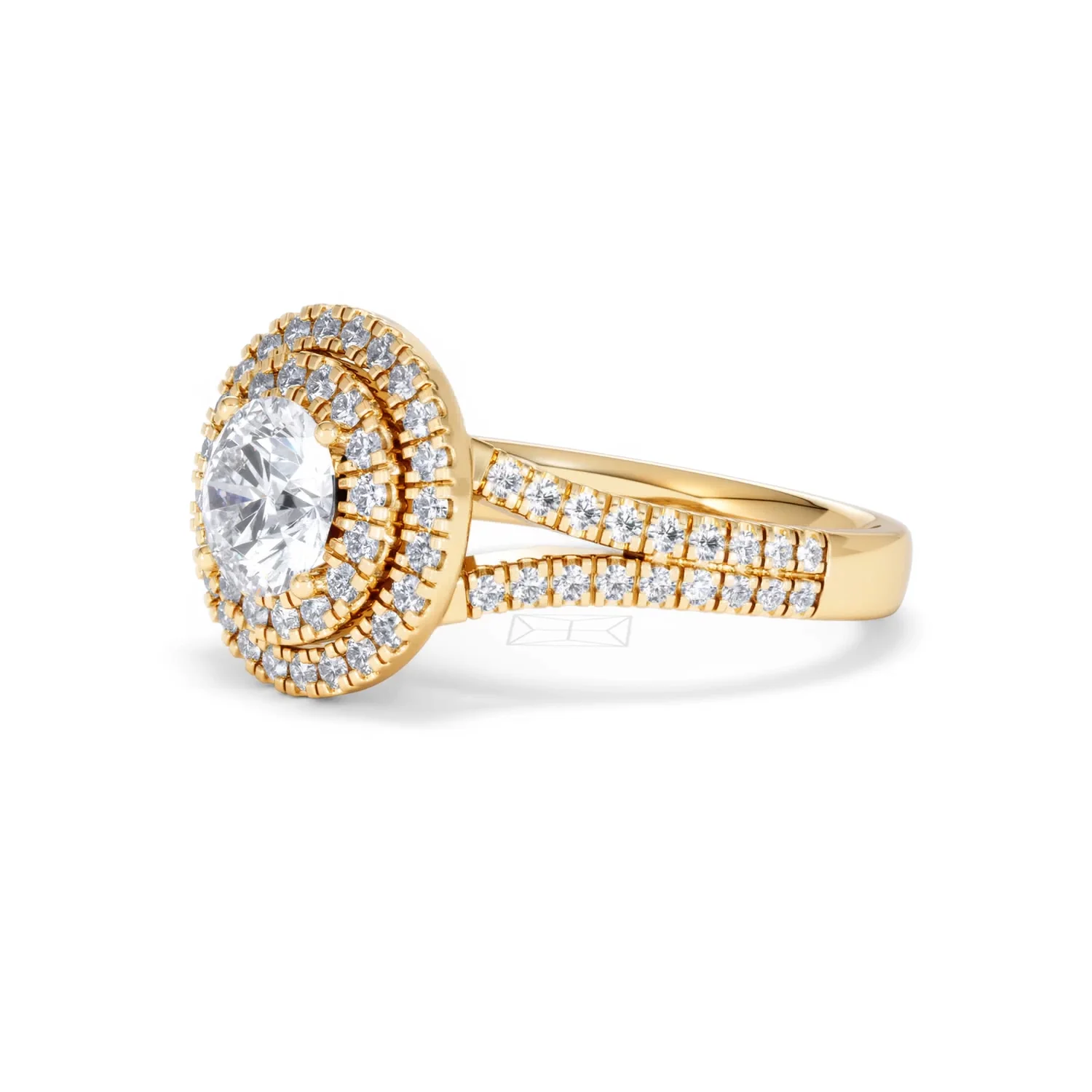 Camilla GIA Diamond Halo Engagement Ring in 18K Gold 2.15ct G/VS1 - Image 75