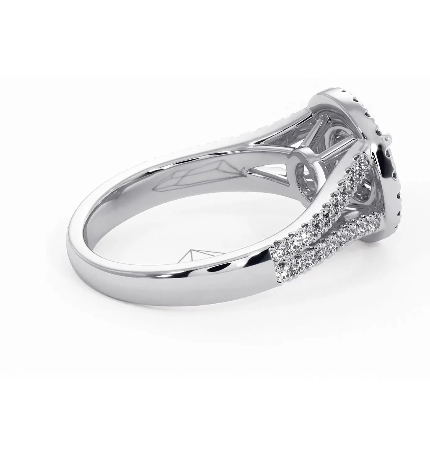 Camilla Diamond Halo Engagement Ring in Platinum 1.15ct G/SI2 - Image 142