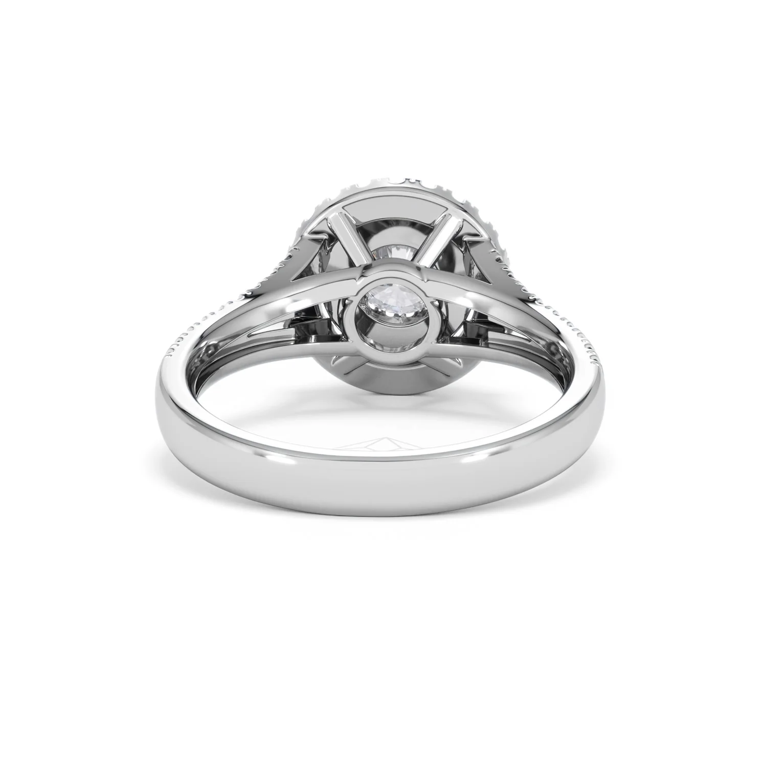 Camilla Diamond Halo Engagement Ring in Platinum 1.15ct G/SI2 - Image 47