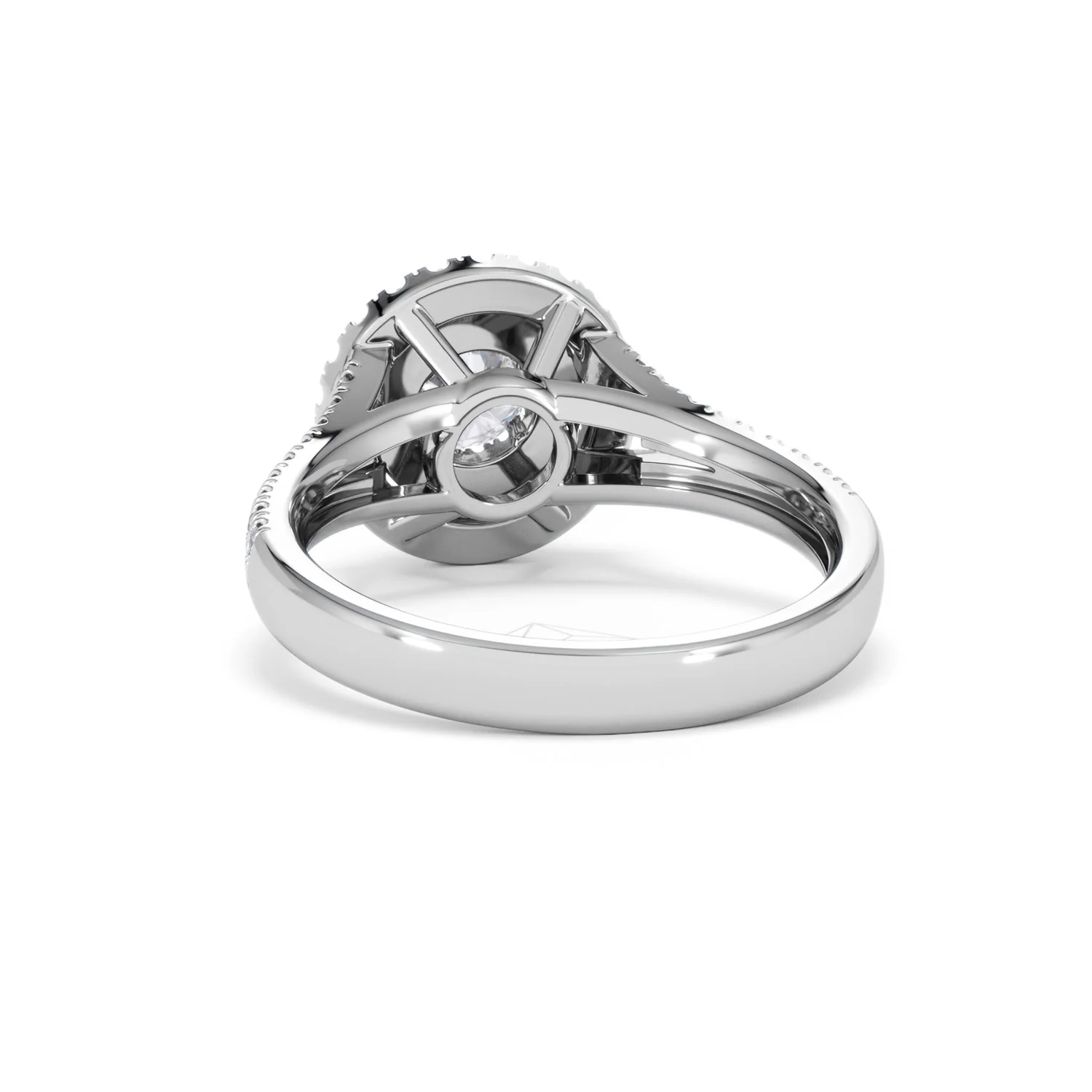 Camilla Diamond Halo Engagement Ring in Platinum 1.15ct G/SI2 - Image 51