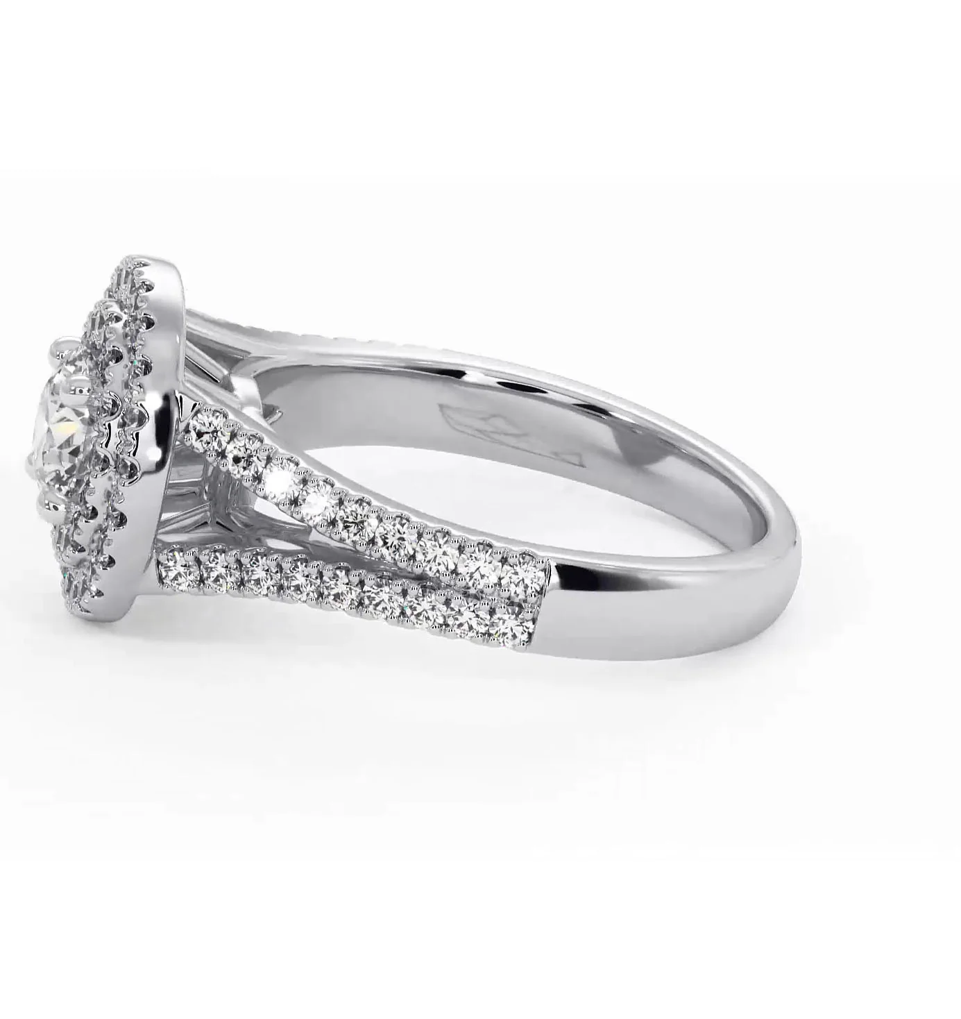 Camilla Diamond Halo Engagement Ring in Platinum 1.15ct G/VS1 - Image 24