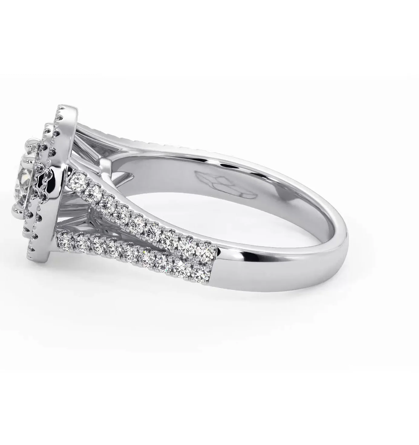 Camilla Diamond Halo Engagement Ring in Platinum 1.15ct G/VS1 - Image 26