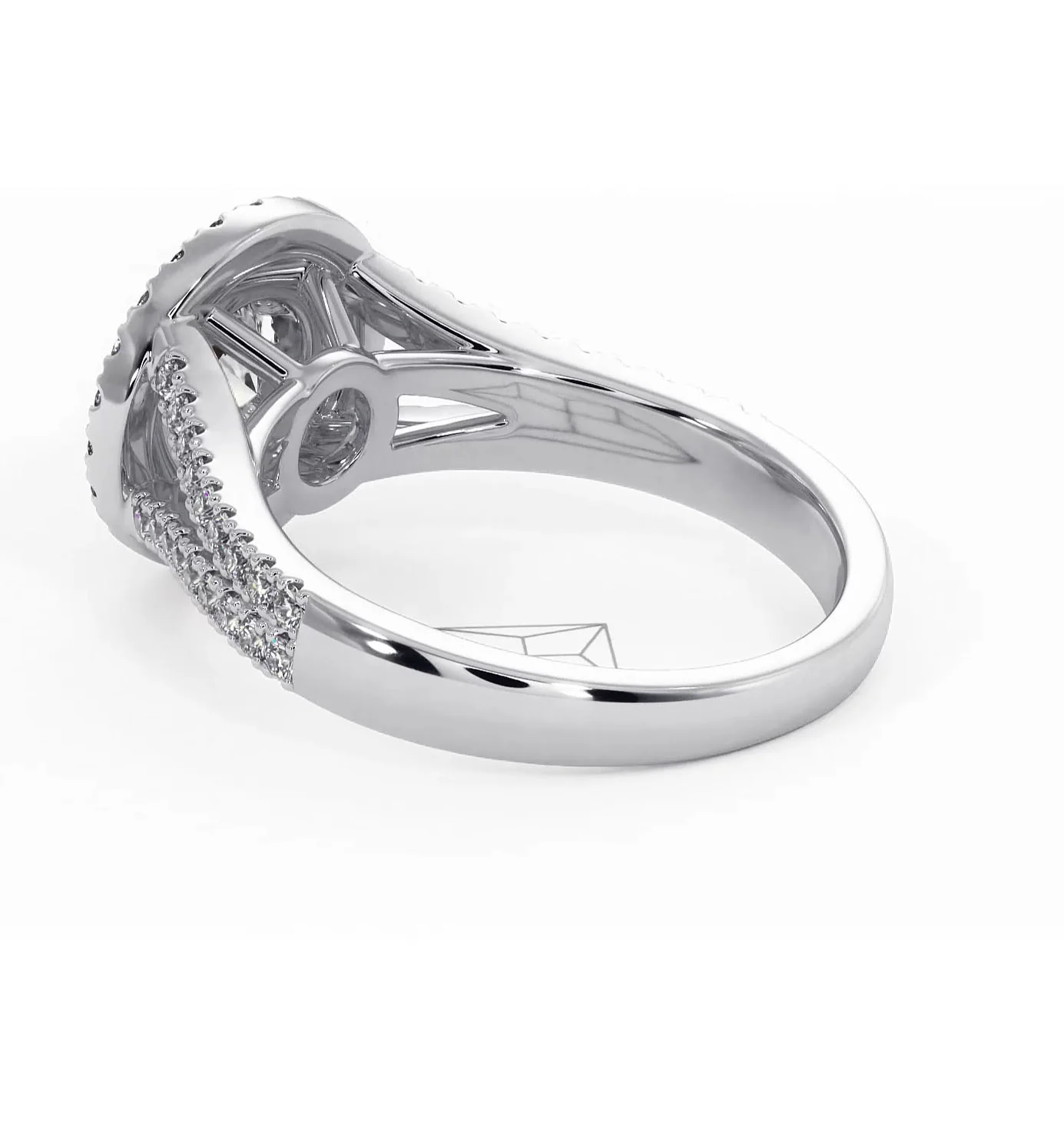 Camilla Diamond Halo Engagement Ring in Platinum 1.15ct G/VS1 - Image 35