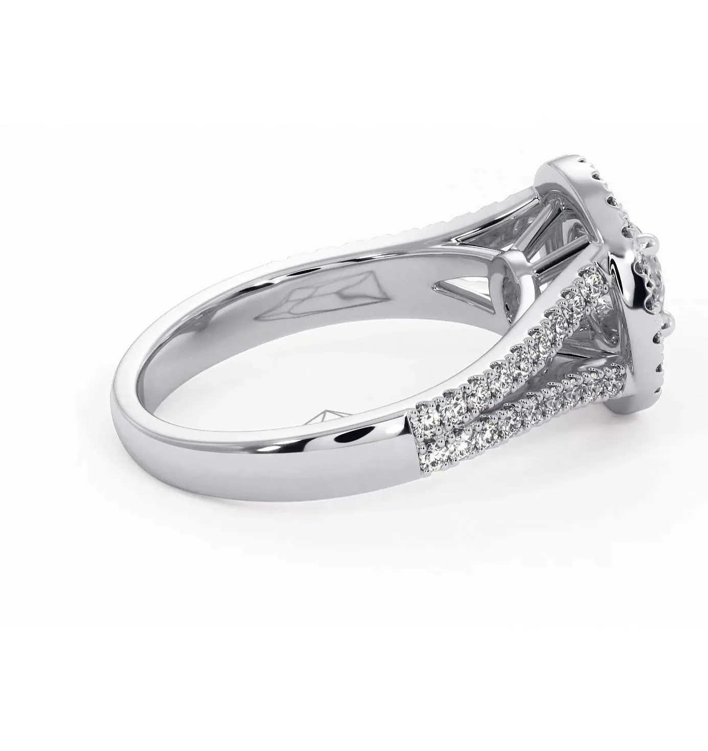 Camilla Diamond Halo Engagement Ring in Platinum 1.15ct G/VS1 - Image 62