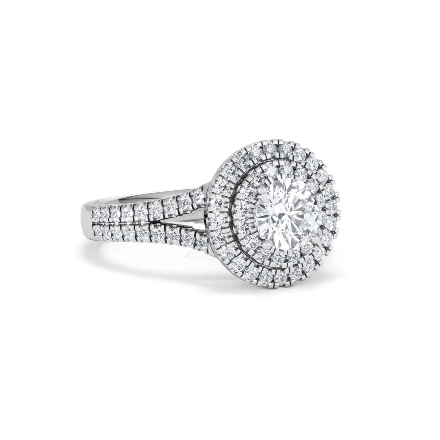 Camilla GIA Diamond Halo Engagement Ring in Platinum 1.65ct G/SI2 - Image 14