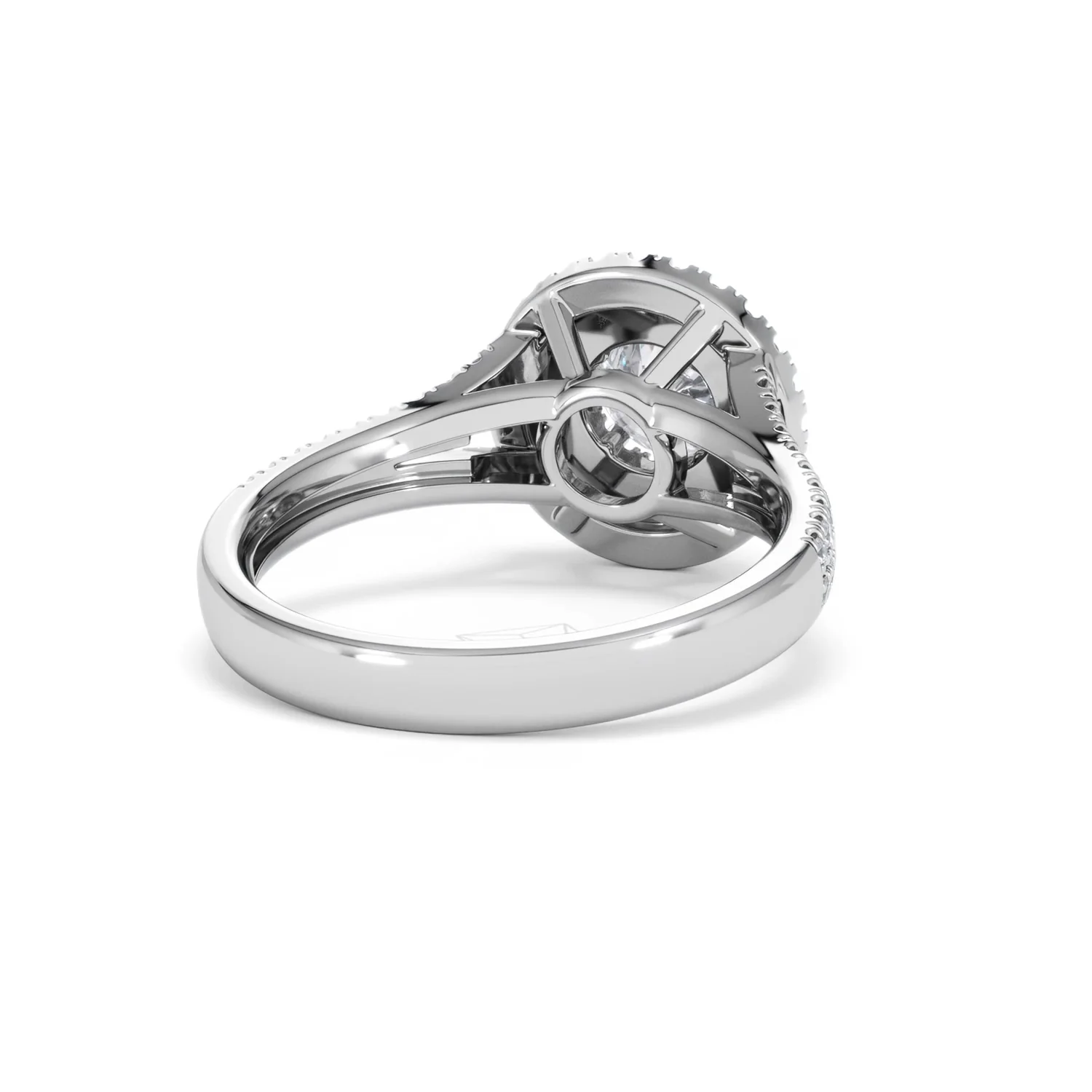 Camilla GIA Diamond Halo Engagement Ring in Platinum 1.65ct G/SI2 - Image 43