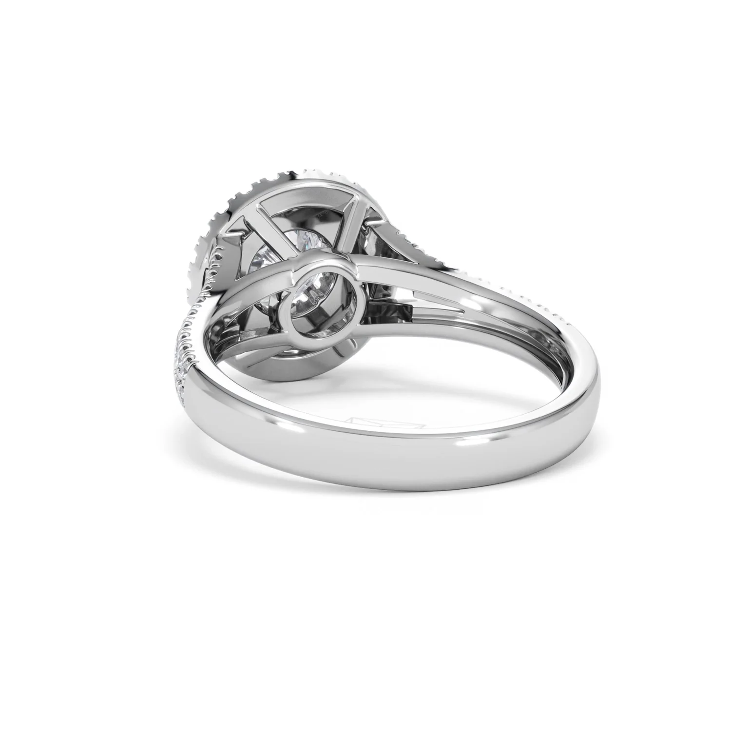 Camilla GIA Diamond Halo Engagement Ring in Platinum 1.65ct G/SI2 - Image 53