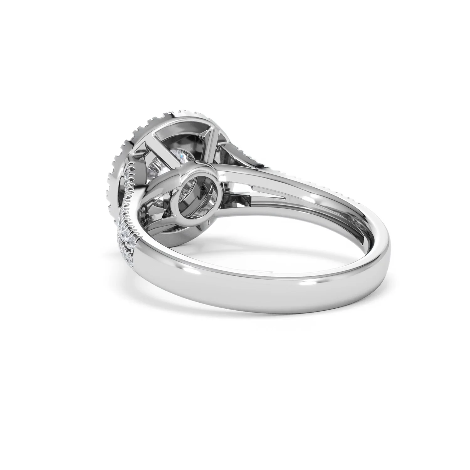 Camilla GIA Diamond Halo Engagement Ring in Platinum 1.65ct G/SI2 - Image 55