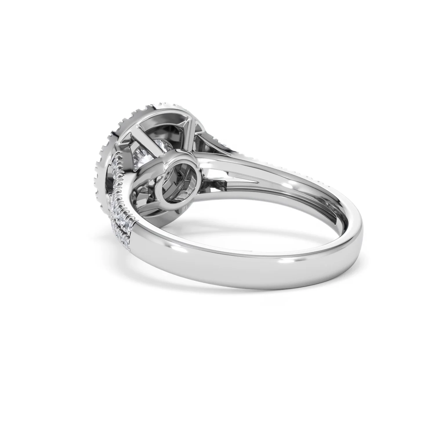 Camilla GIA Diamond Halo Engagement Ring in Platinum 1.65ct G/SI2 - Image 56