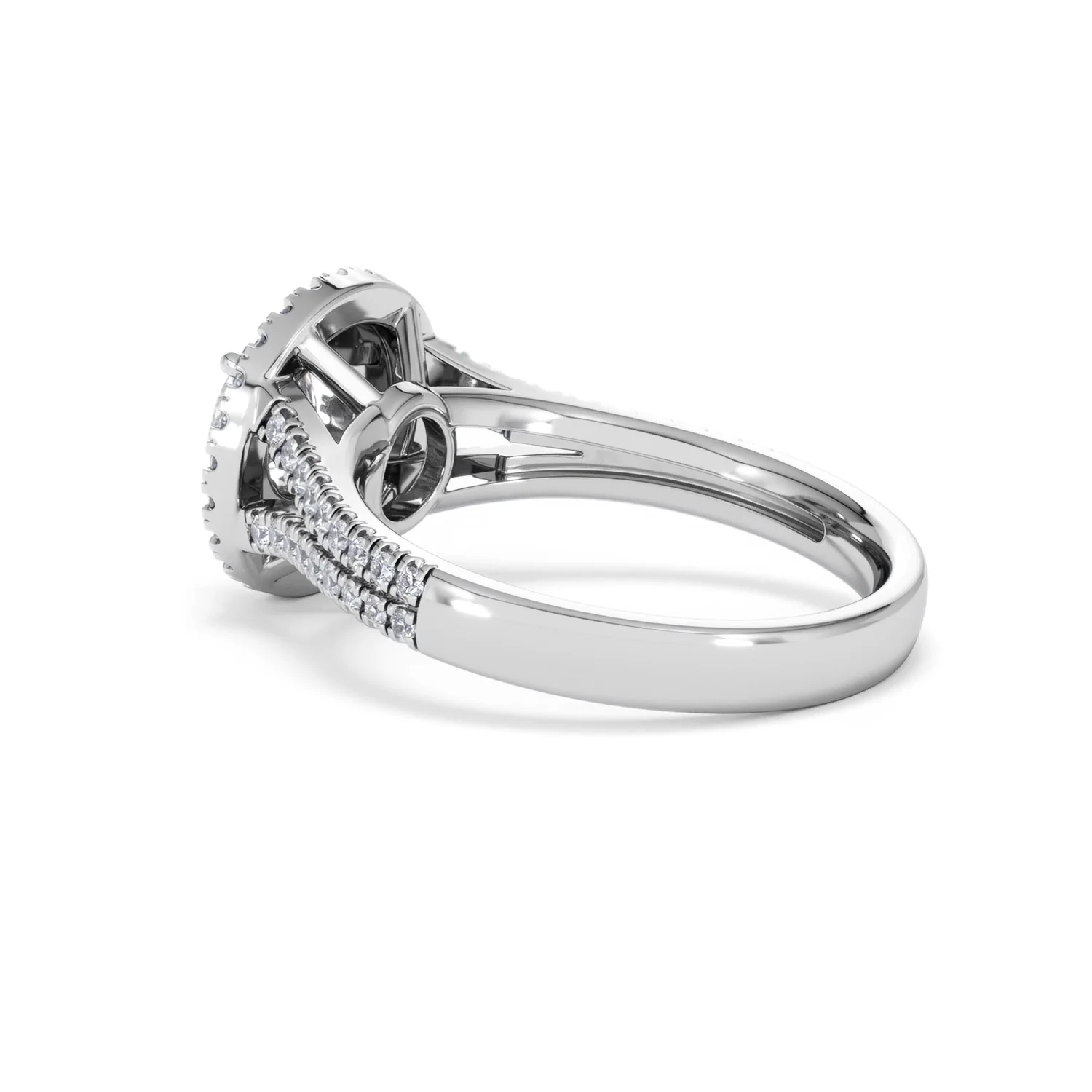 Camilla GIA Diamond Halo Engagement Ring in Platinum 1.65ct G/SI2 - Image 60