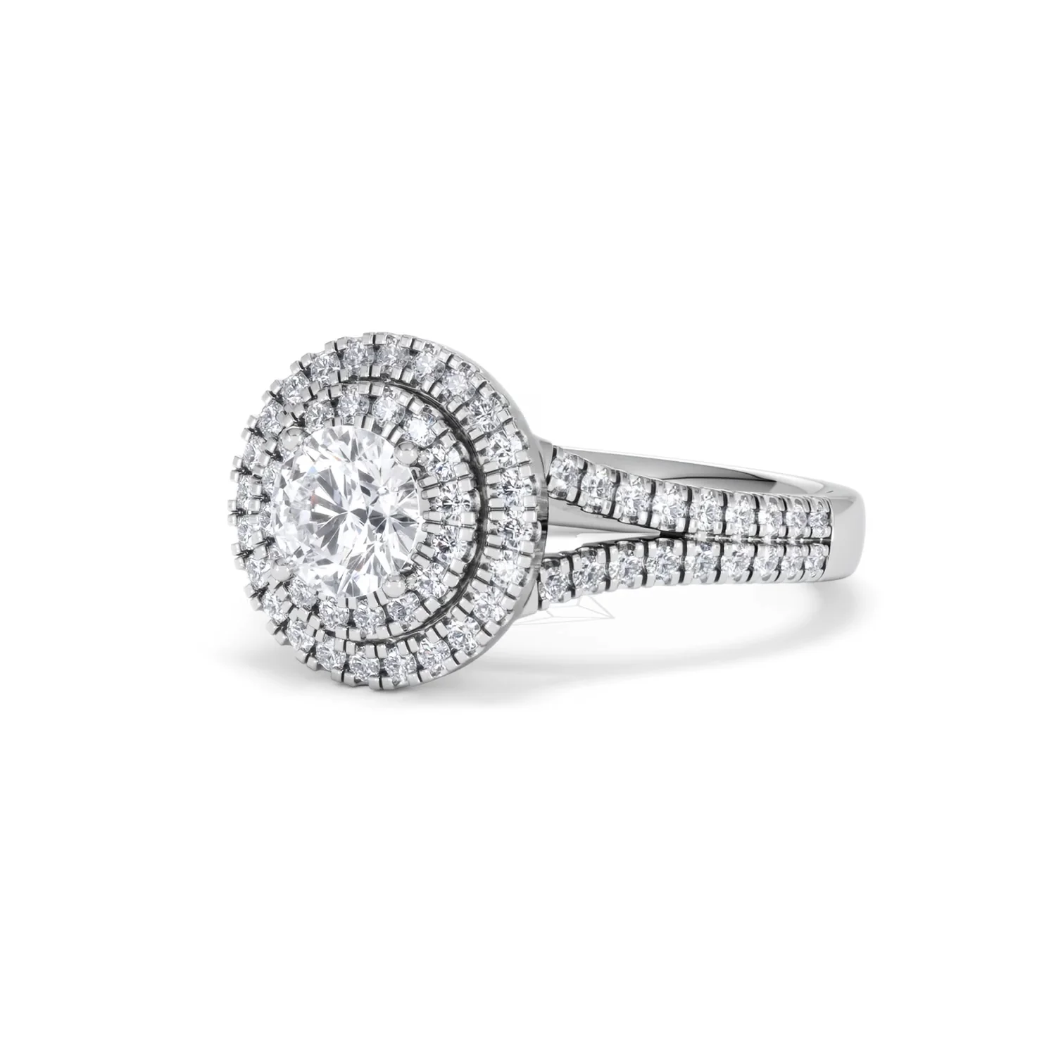 Camilla GIA Diamond Halo Engagement Ring in Platinum 1.65ct G/SI2 - Image 81