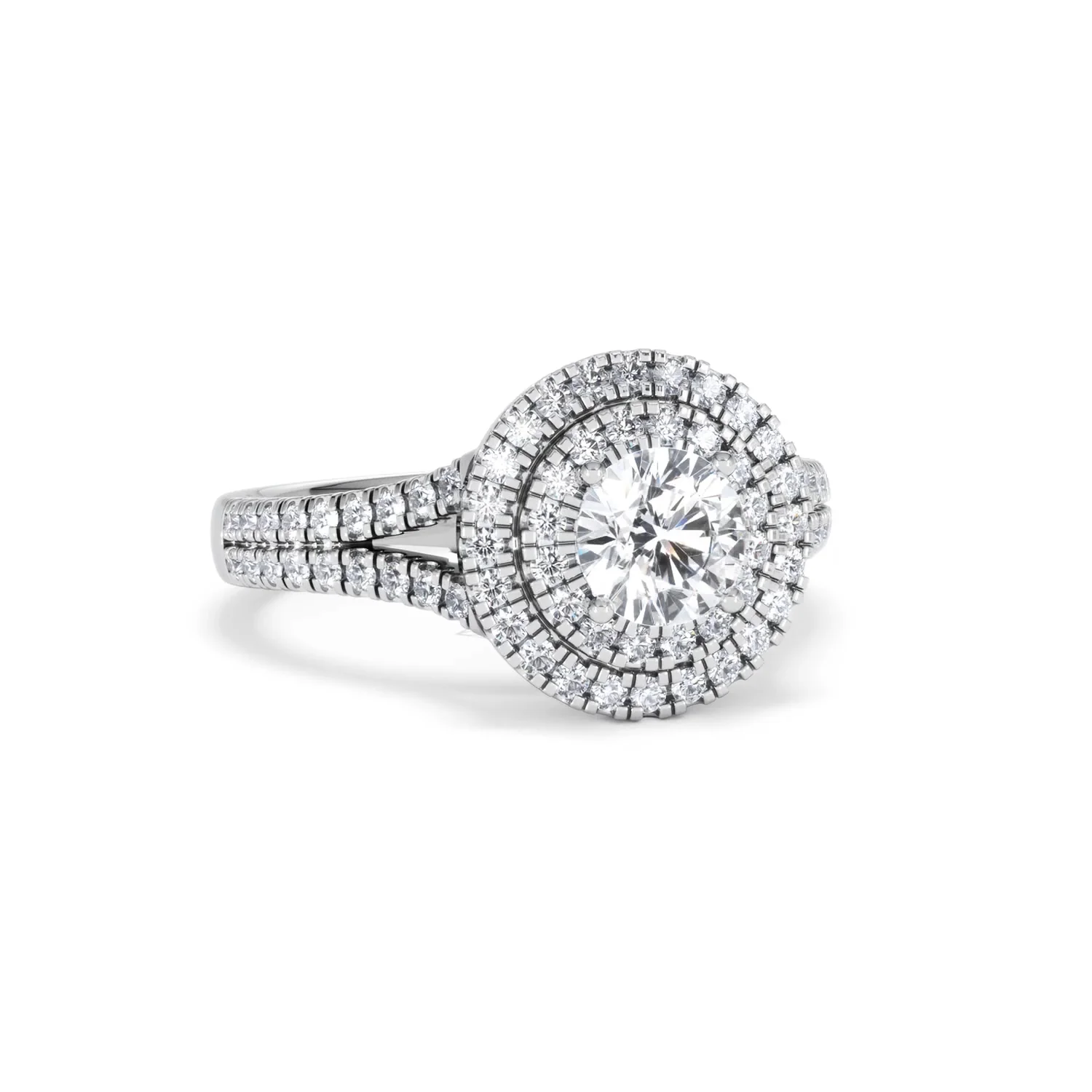Camilla GIA Diamond Halo Engagement Ring in Platinum 1.65ct G/VS2 - Image 12