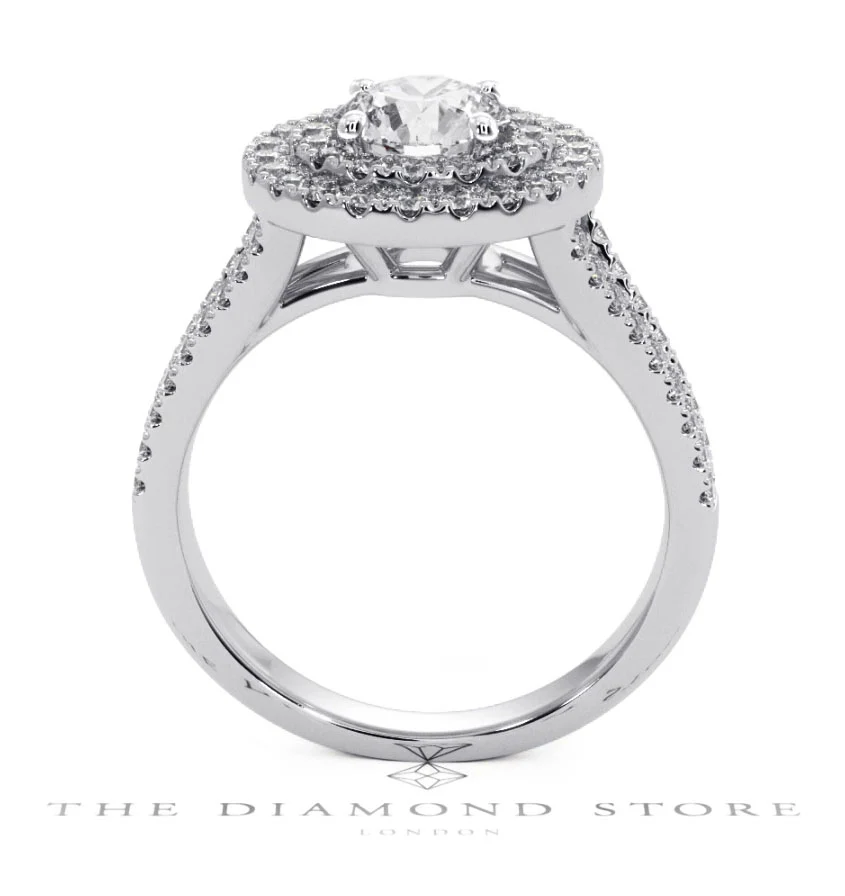 Camilla GIA Diamond Halo Engagement Ring in Platinum 1.65ct G/VS2 - Image 127