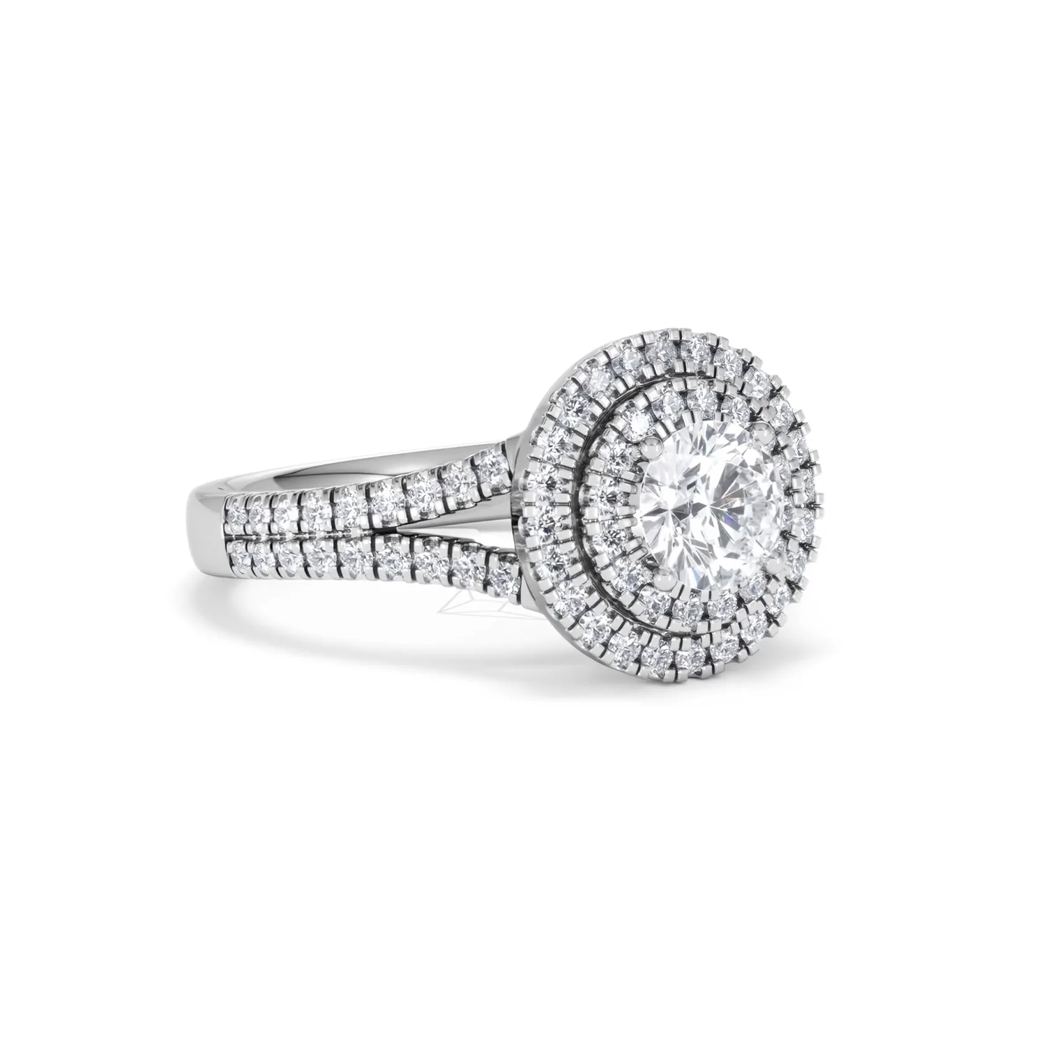 Camilla GIA Diamond Halo Engagement Ring in Platinum 1.65ct G/VS2 - Image 15