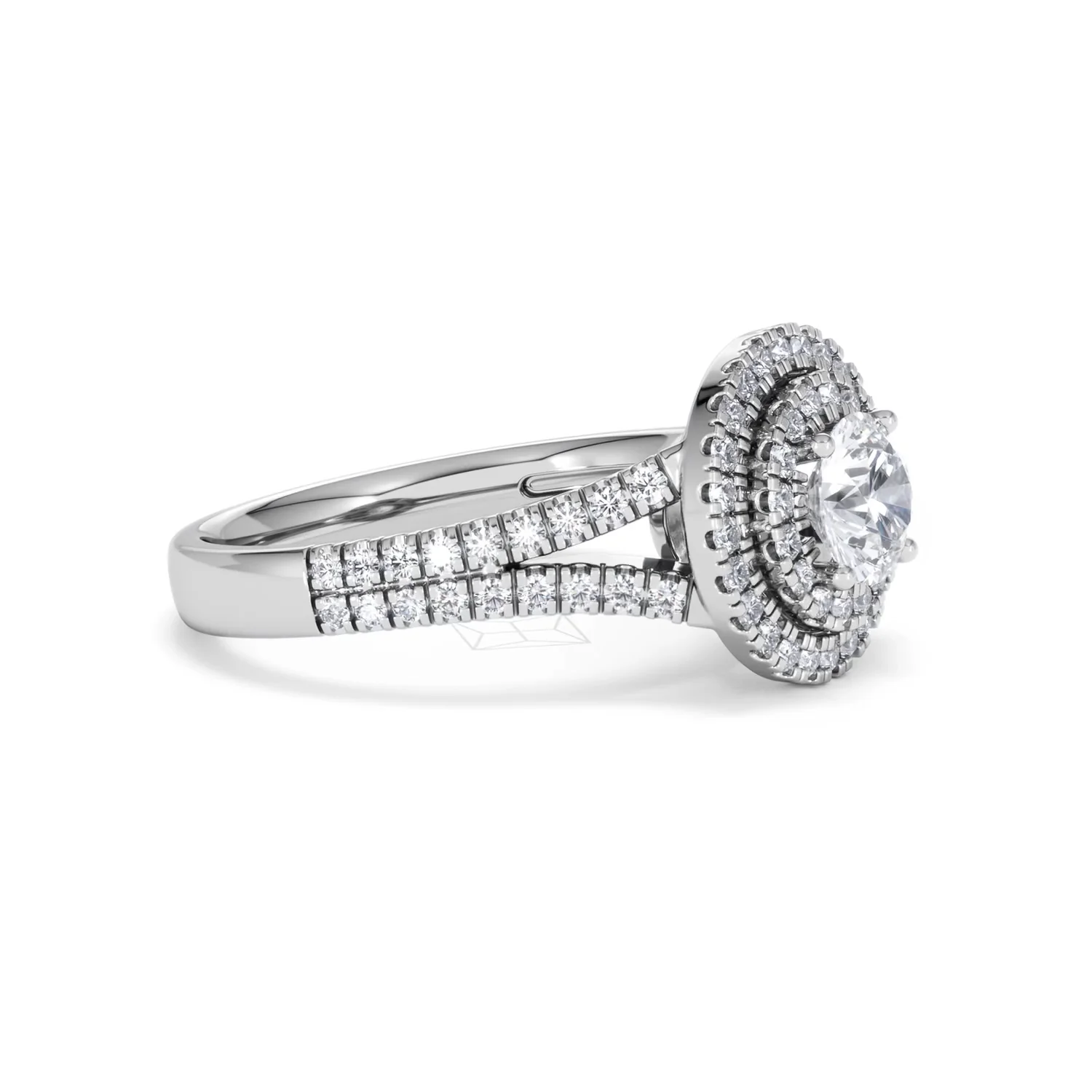 Camilla GIA Diamond Halo Engagement Ring in Platinum 1.65ct G/VS2 - Image 21