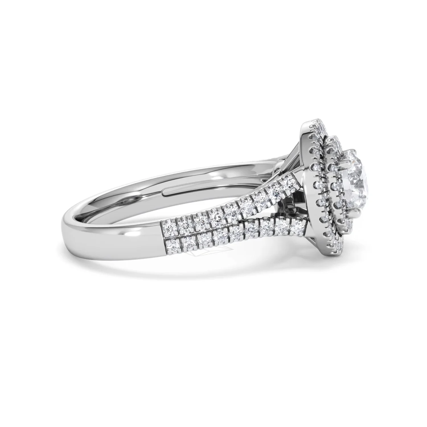 Camilla GIA Diamond Halo Engagement Ring in Platinum 1.65ct G/VS2 - Image 26
