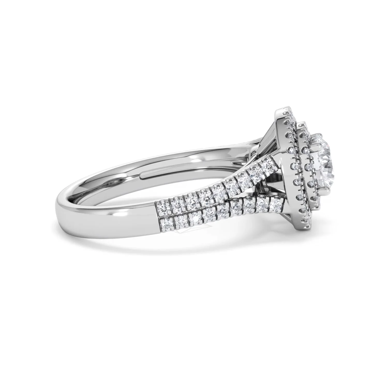Camilla GIA Diamond Halo Engagement Ring in Platinum 1.65ct G/VS2 - Image 27