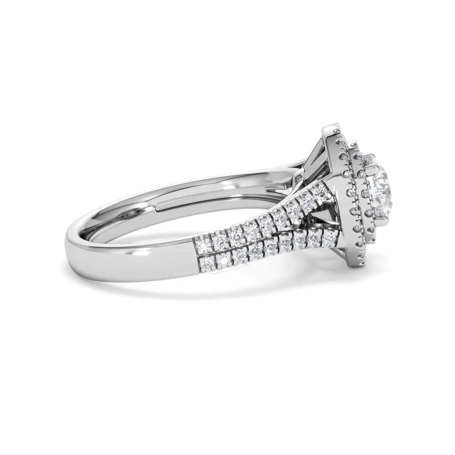 Camilla GIA Diamond Halo Engagement Ring in Platinum 1.65ct G/VS2 - Image 28