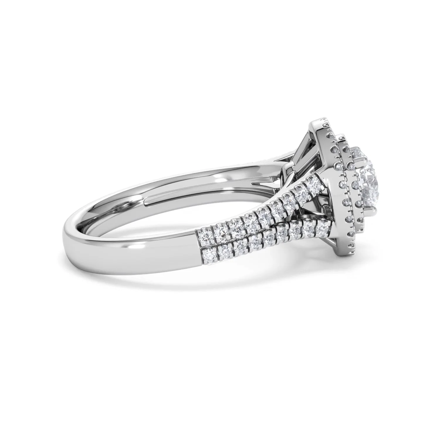 Camilla GIA Diamond Halo Engagement Ring in Platinum 1.65ct G/VS2 - Image 29