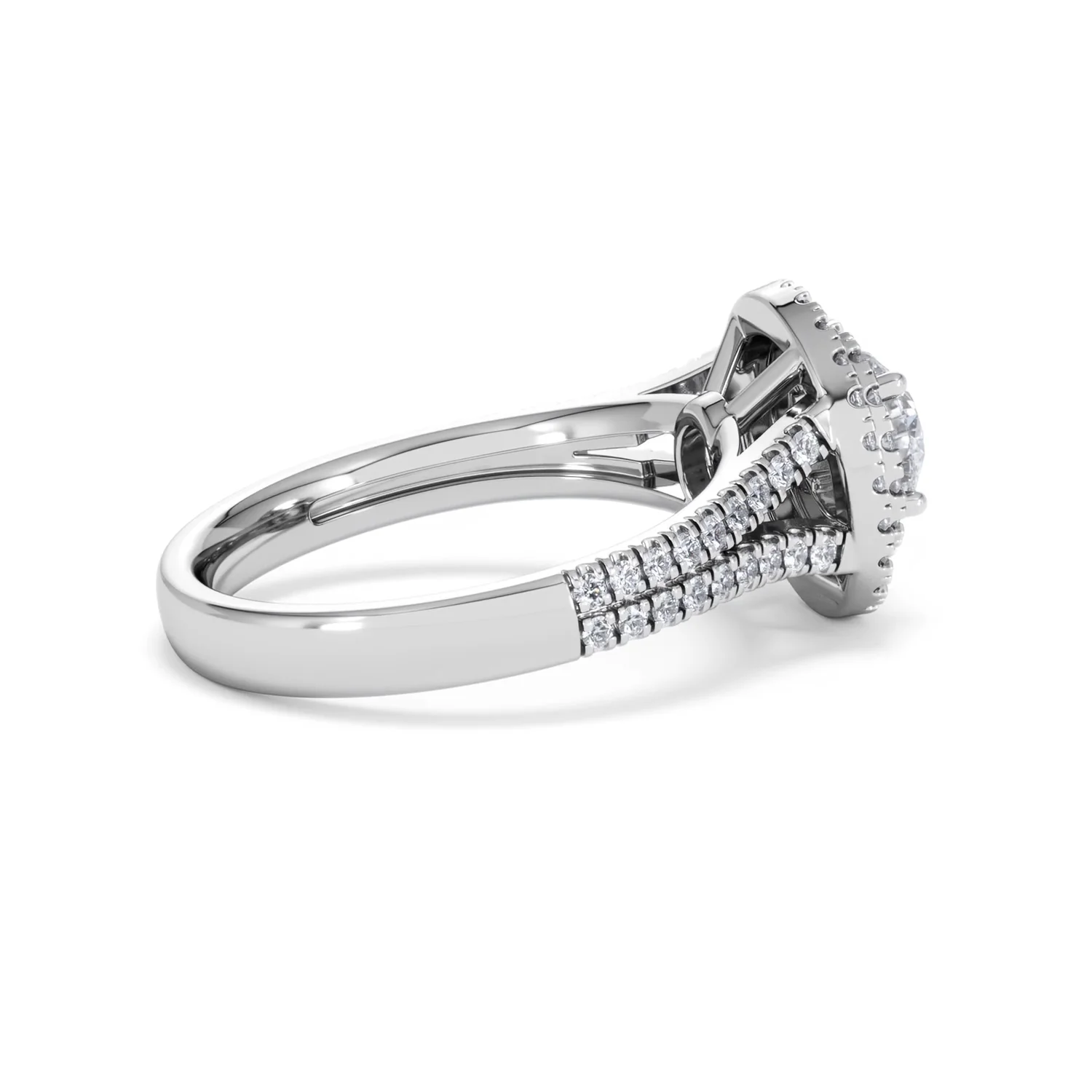 Camilla GIA Diamond Halo Engagement Ring in Platinum 1.65ct G/VS2 - Image 32