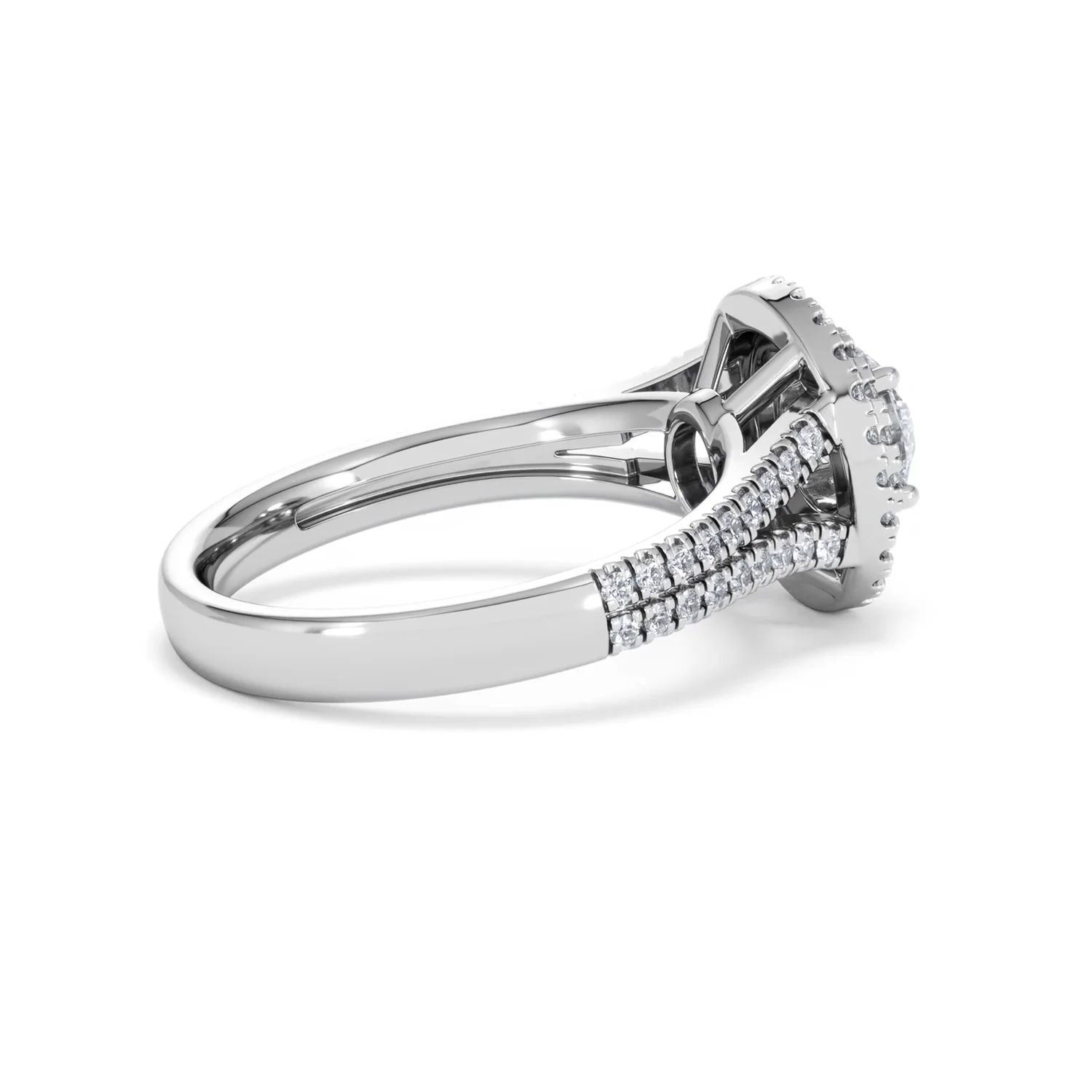 Camilla GIA Diamond Halo Engagement Ring in Platinum 1.65ct G/VS2 - Image 33