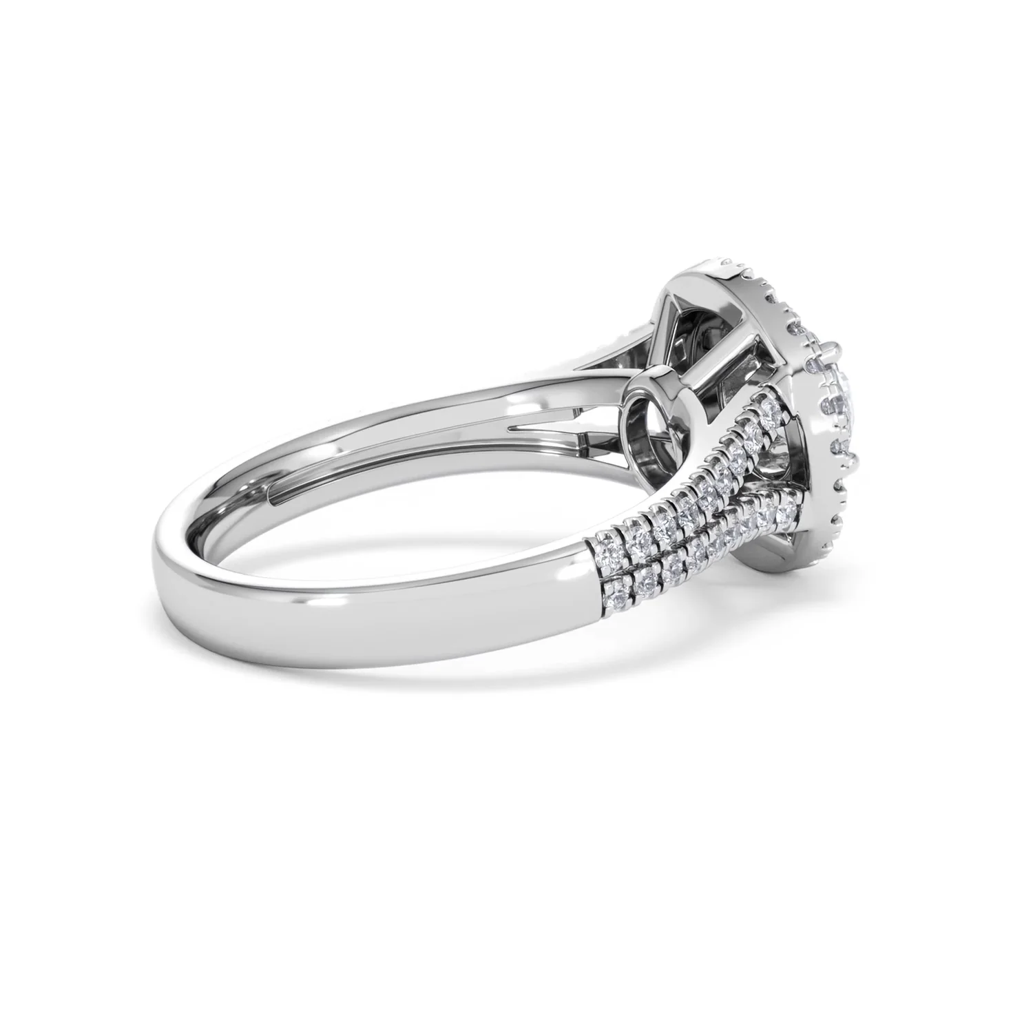 Camilla GIA Diamond Halo Engagement Ring in Platinum 1.65ct G/VS2 - Image 34