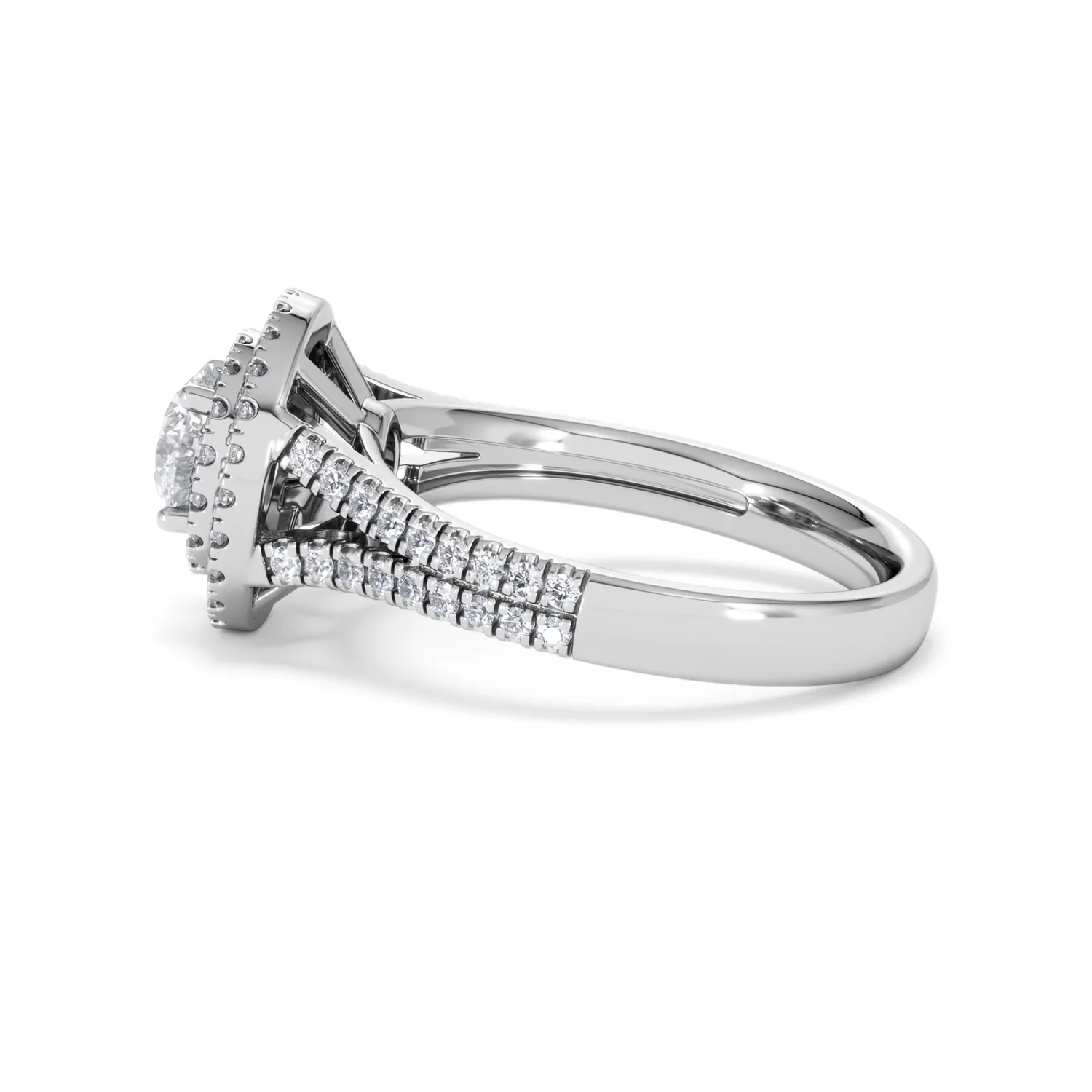 Camilla GIA Diamond Halo Engagement Ring in Platinum 1.65ct G/VS2 - Image 66
