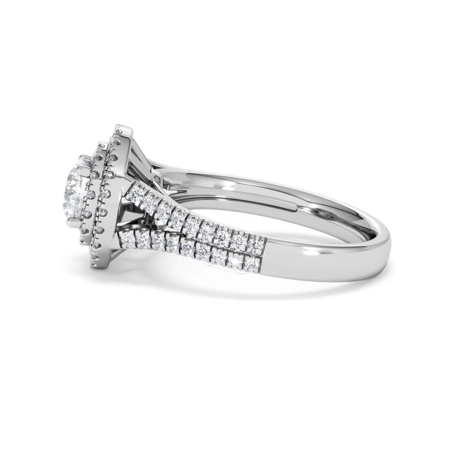 Camilla GIA Diamond Halo Engagement Ring in Platinum 1.65ct G/VS2 - Image 68