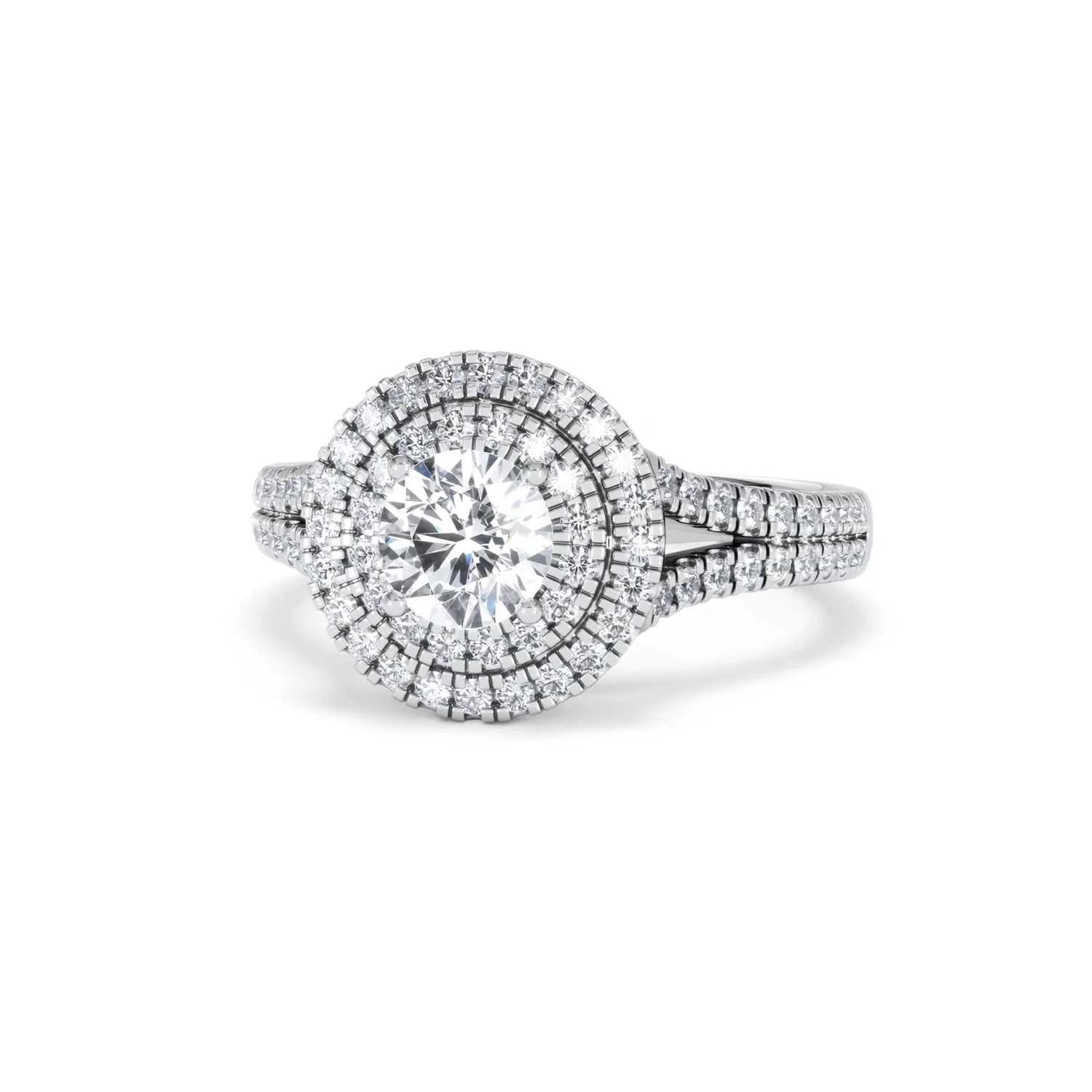 Camilla GIA Diamond Halo Engagement Ring in Platinum 1.65ct G/VS2 - Image 85