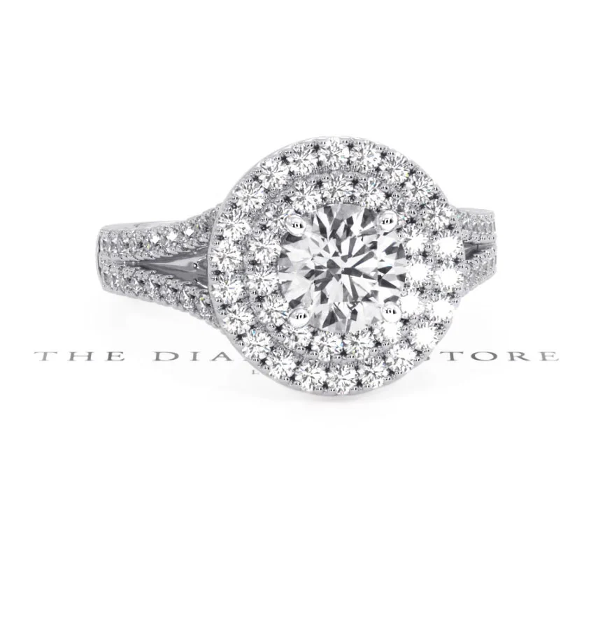 Camilla GIA Diamond Halo Engagement Ring in Platinum 1.65ct G/VS2 - Image 90