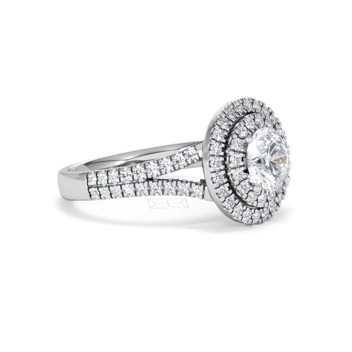 Camilla GIA Diamond Halo Engagement Ring in Platinum 2.15ct G/VS2 - Image 19