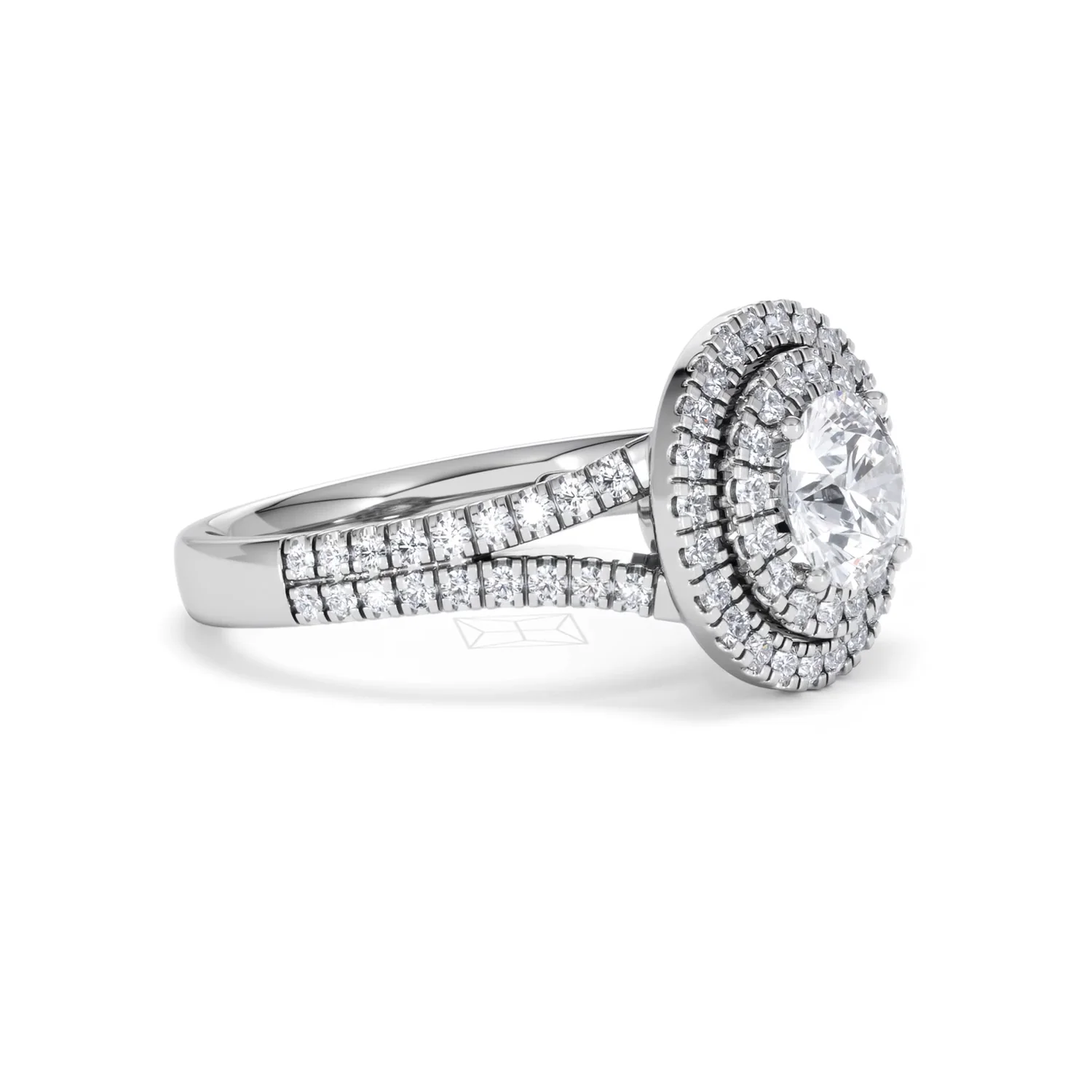 Camilla GIA Diamond Halo Engagement Ring in Platinum 2.15ct G/VS2 - Image 20