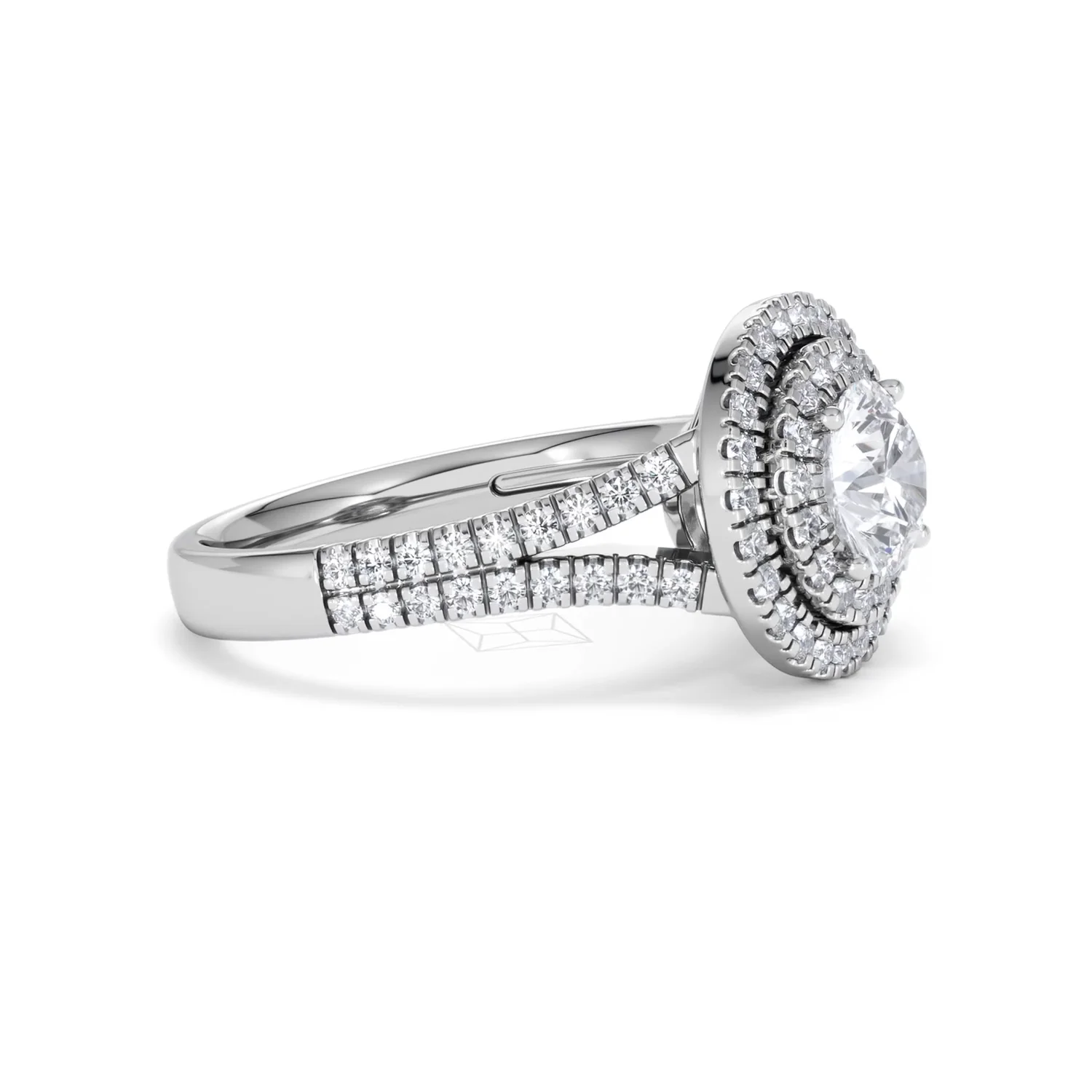 Camilla GIA Diamond Halo Engagement Ring in Platinum 2.15ct G/VS2 - Image 22